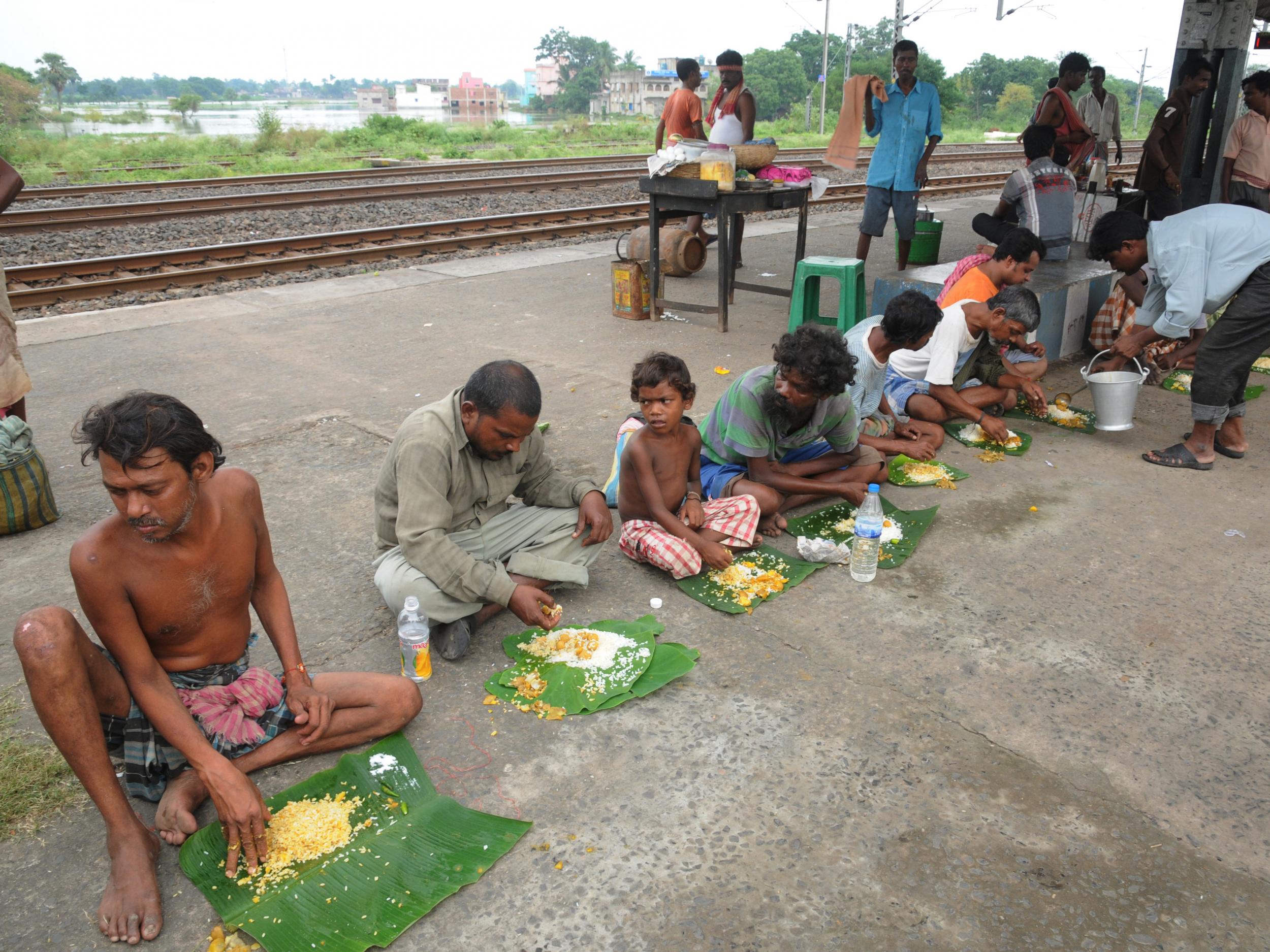 Banana leaves as plates are a tradition India