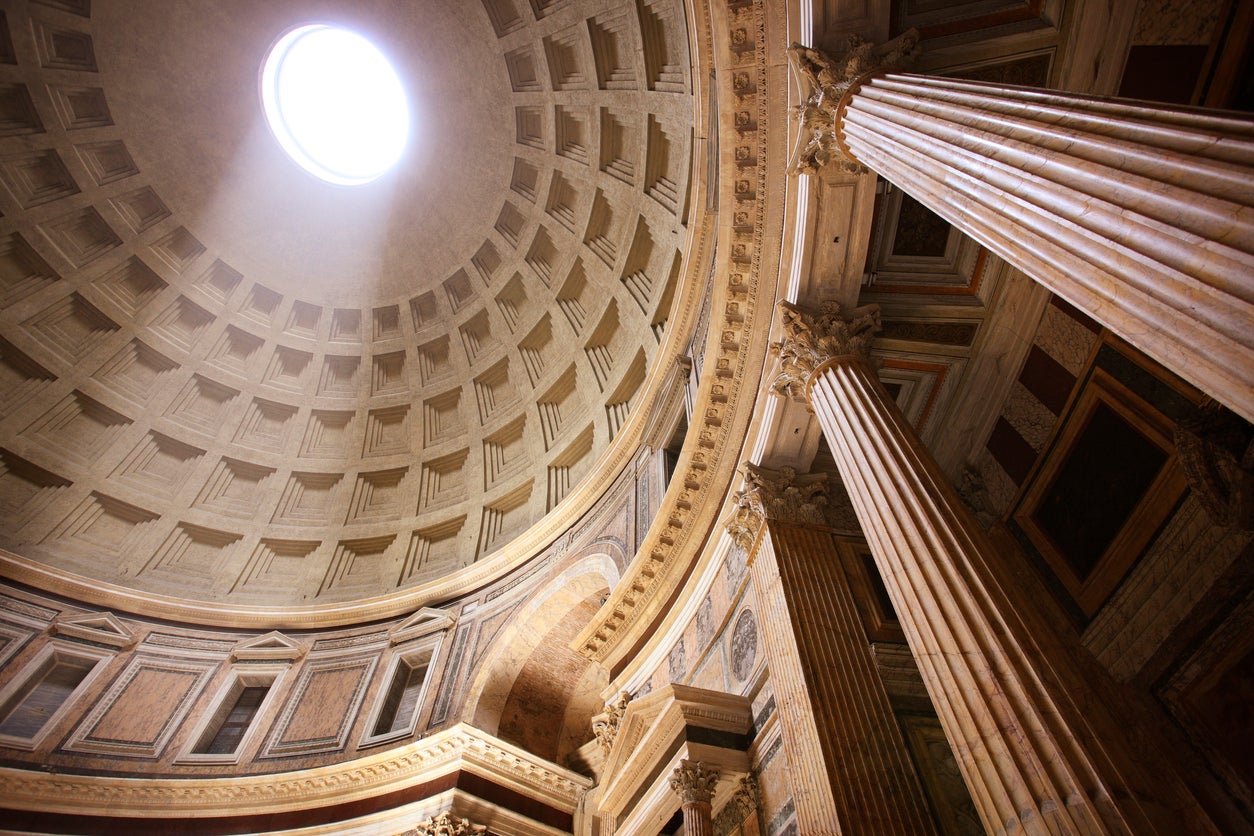 The two thousand year old structure draws seven million visitors a year