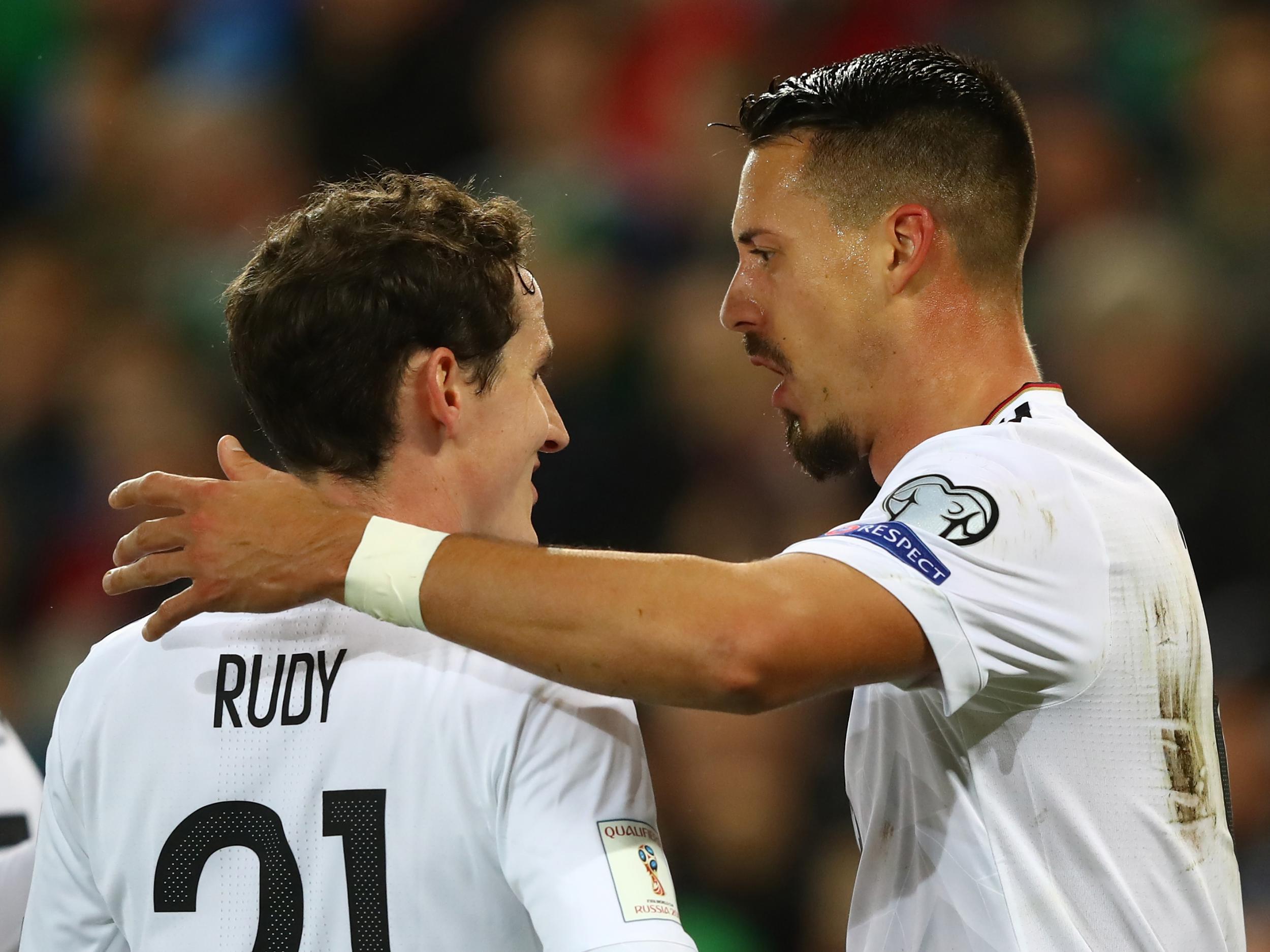 Sebastian Rudy and Sandro Wagner both scored for the visitors