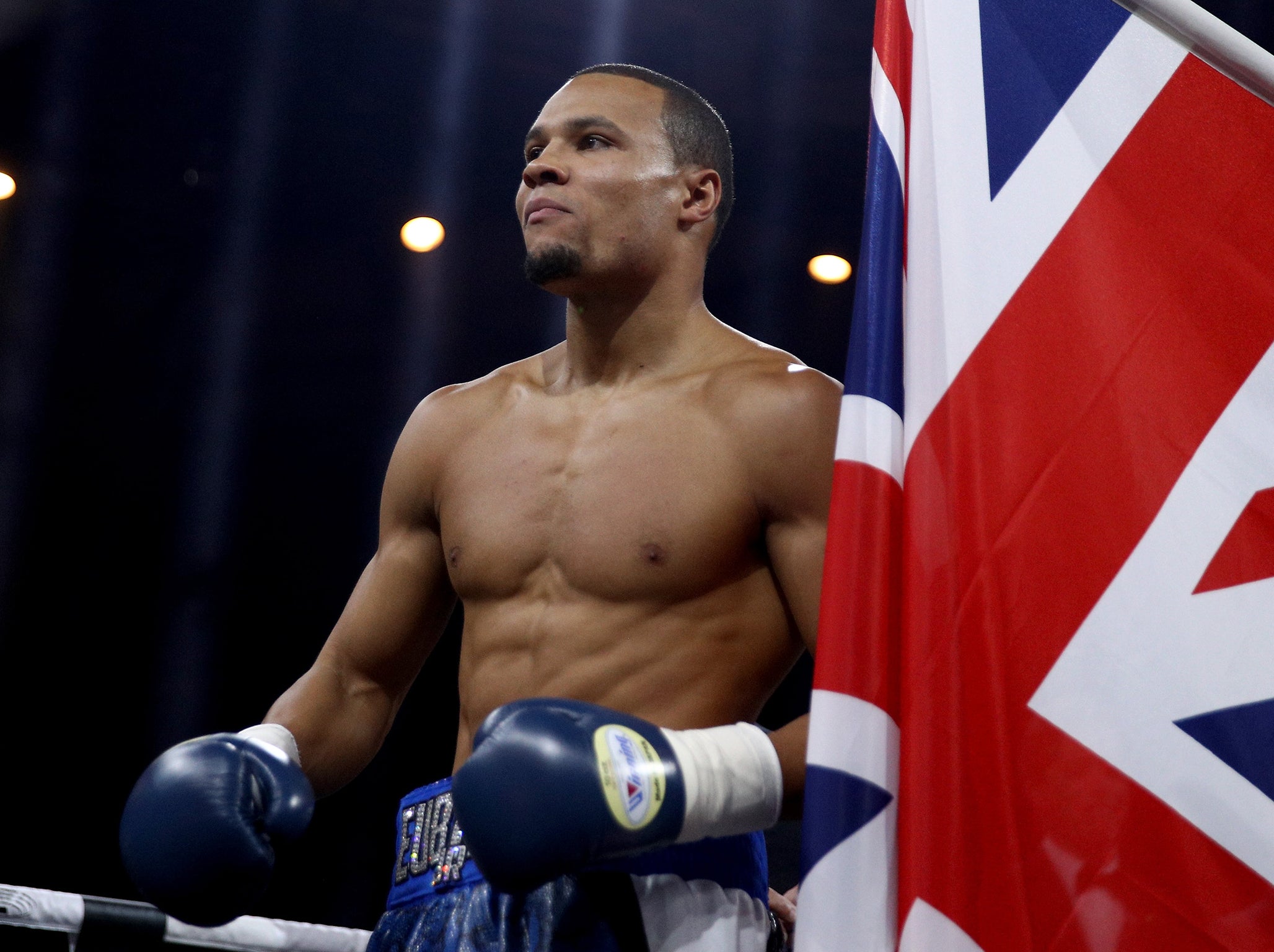 There was never any question Eubank Jr would walk out wearing the flag