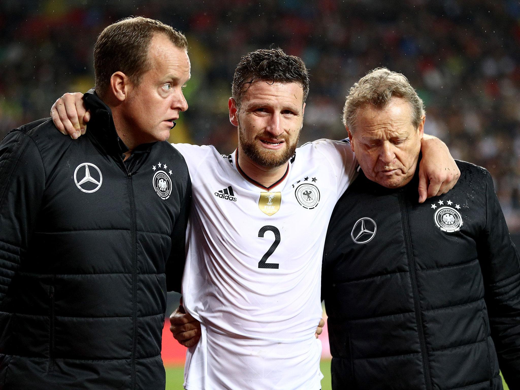 Shkodran Mustafi looks set for a lengthy spell on the sidelines