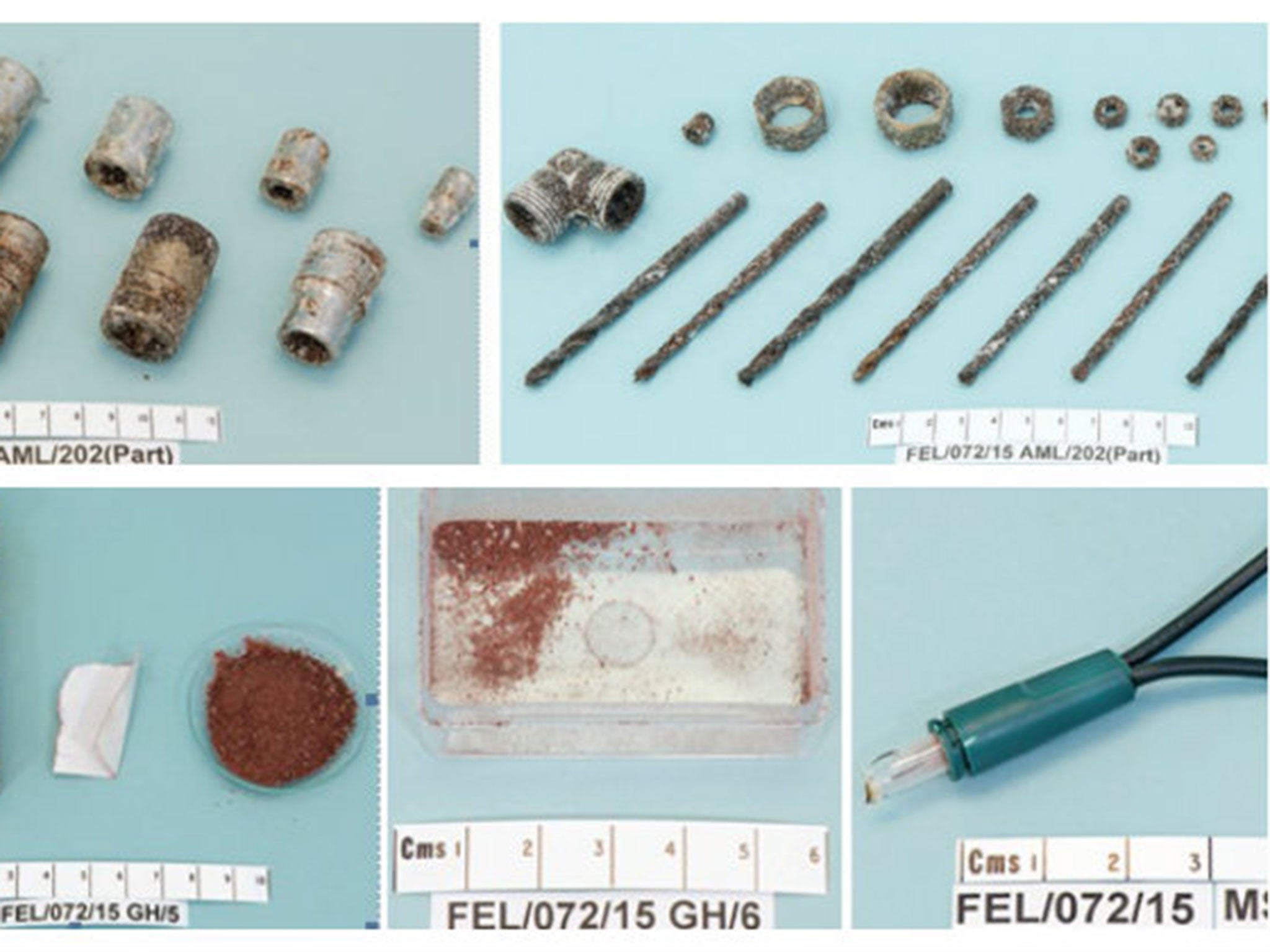 Zahid Hussain tried to make a pressure cooker bomb and improvised detonator parts from fairy lights in a bedroom in his parents' house