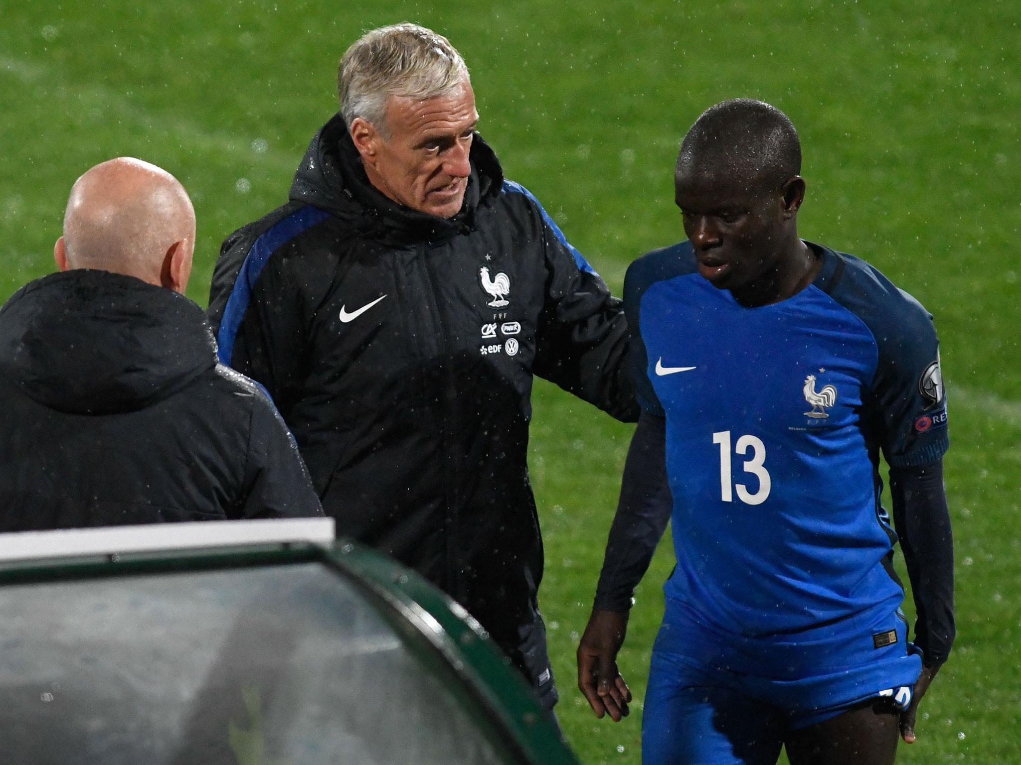 &#13;
Kante suffered a hamstring injury for France &#13;