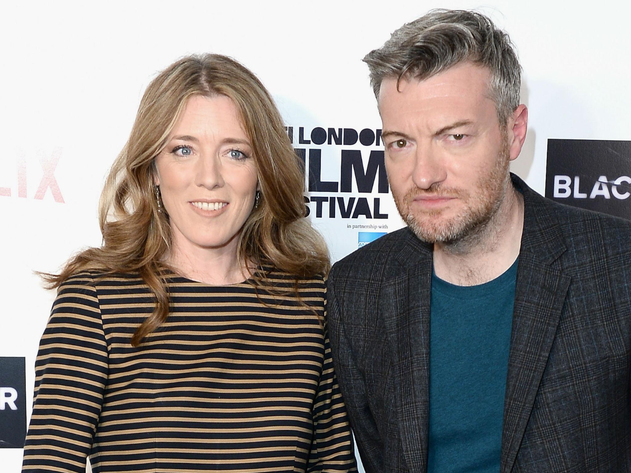 Annabel Jones and Charlie Brooker