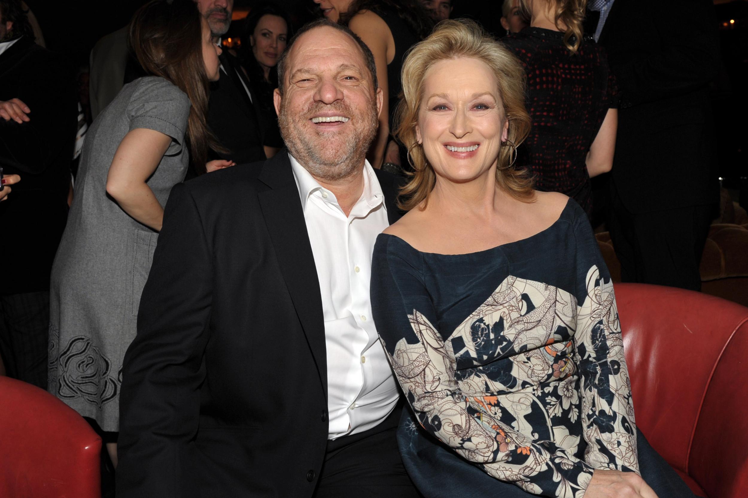 Meryl Streep came under fire after the Harvey Weinstein allegations