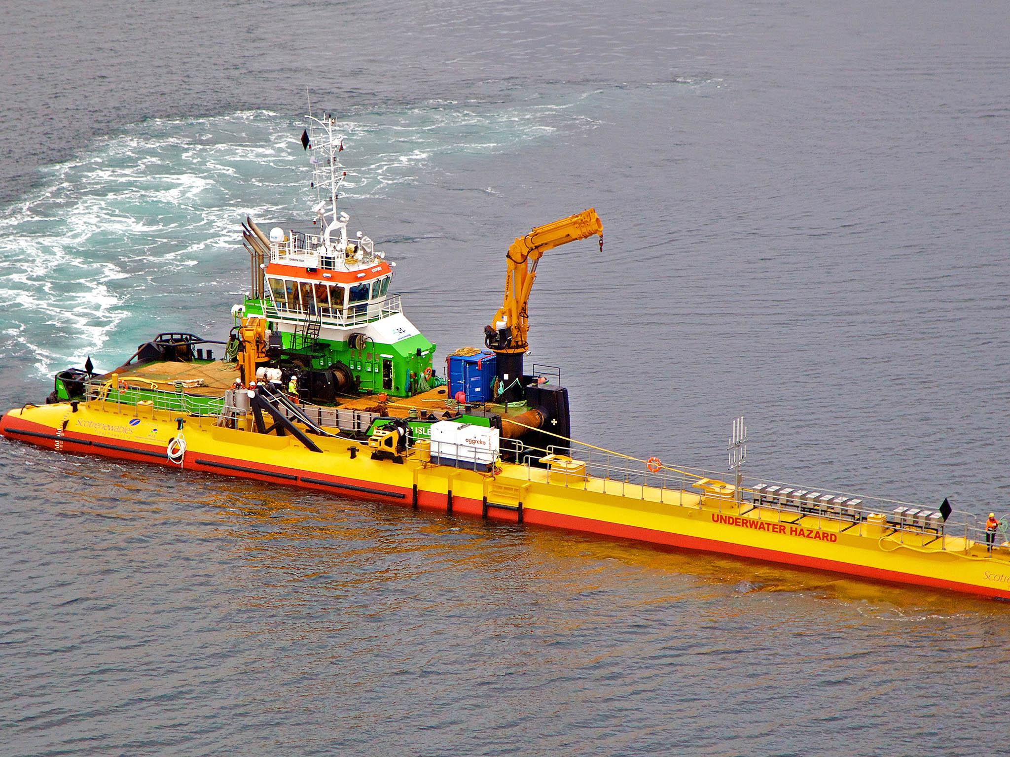 The world’s most powerful tidal turbine, the SR2000