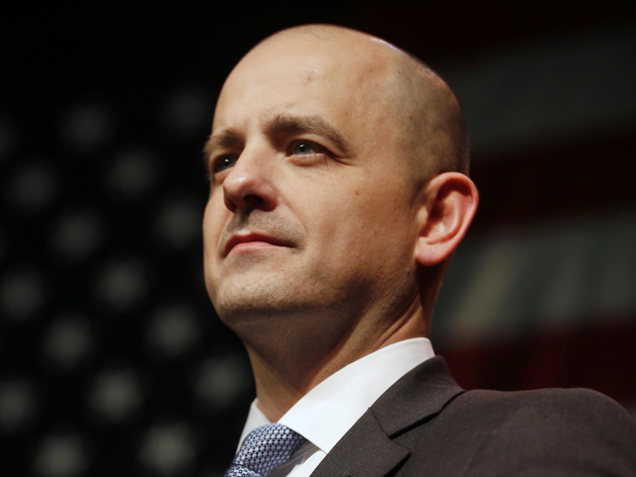 Former US Independent presidential candidate Evan McMullin