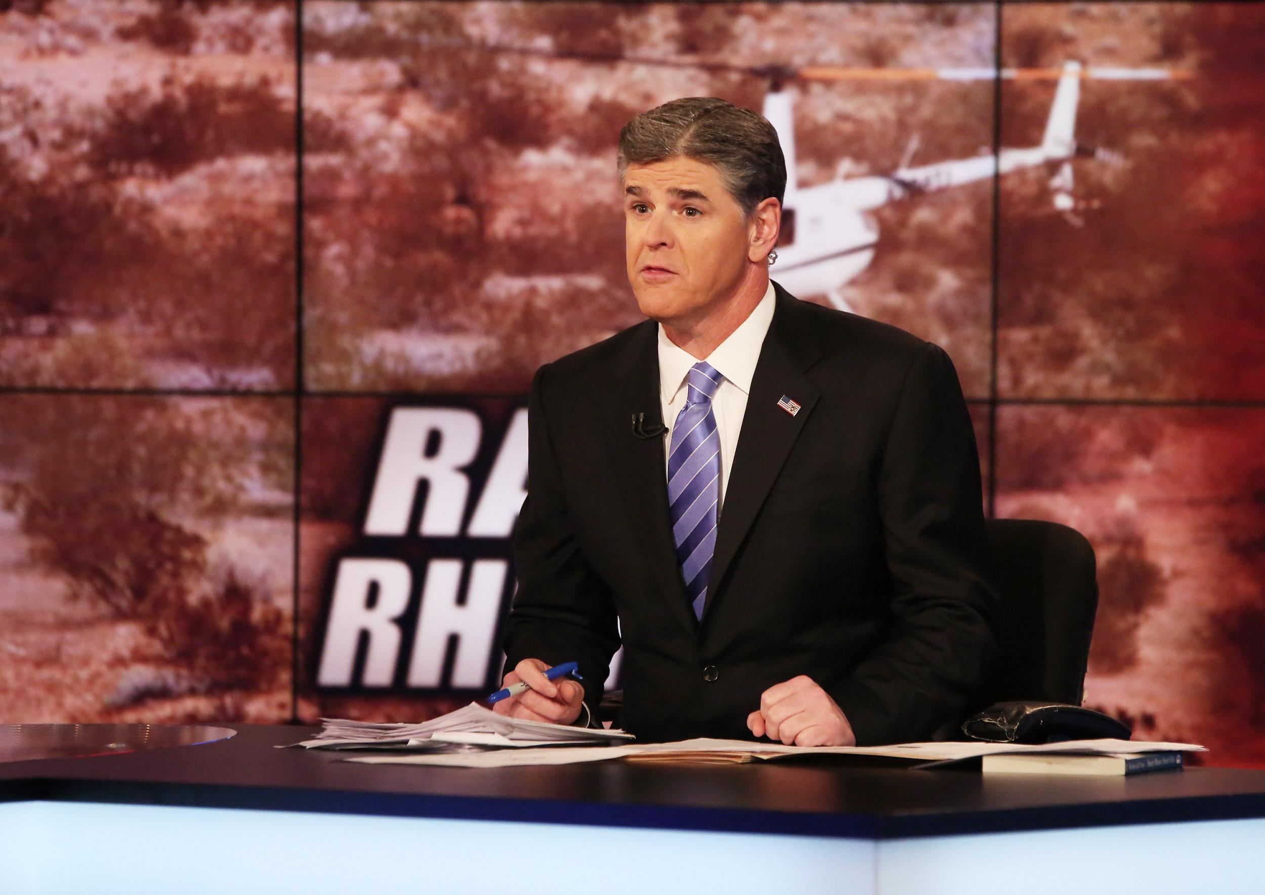 Hannity says that his comments were taken out of context