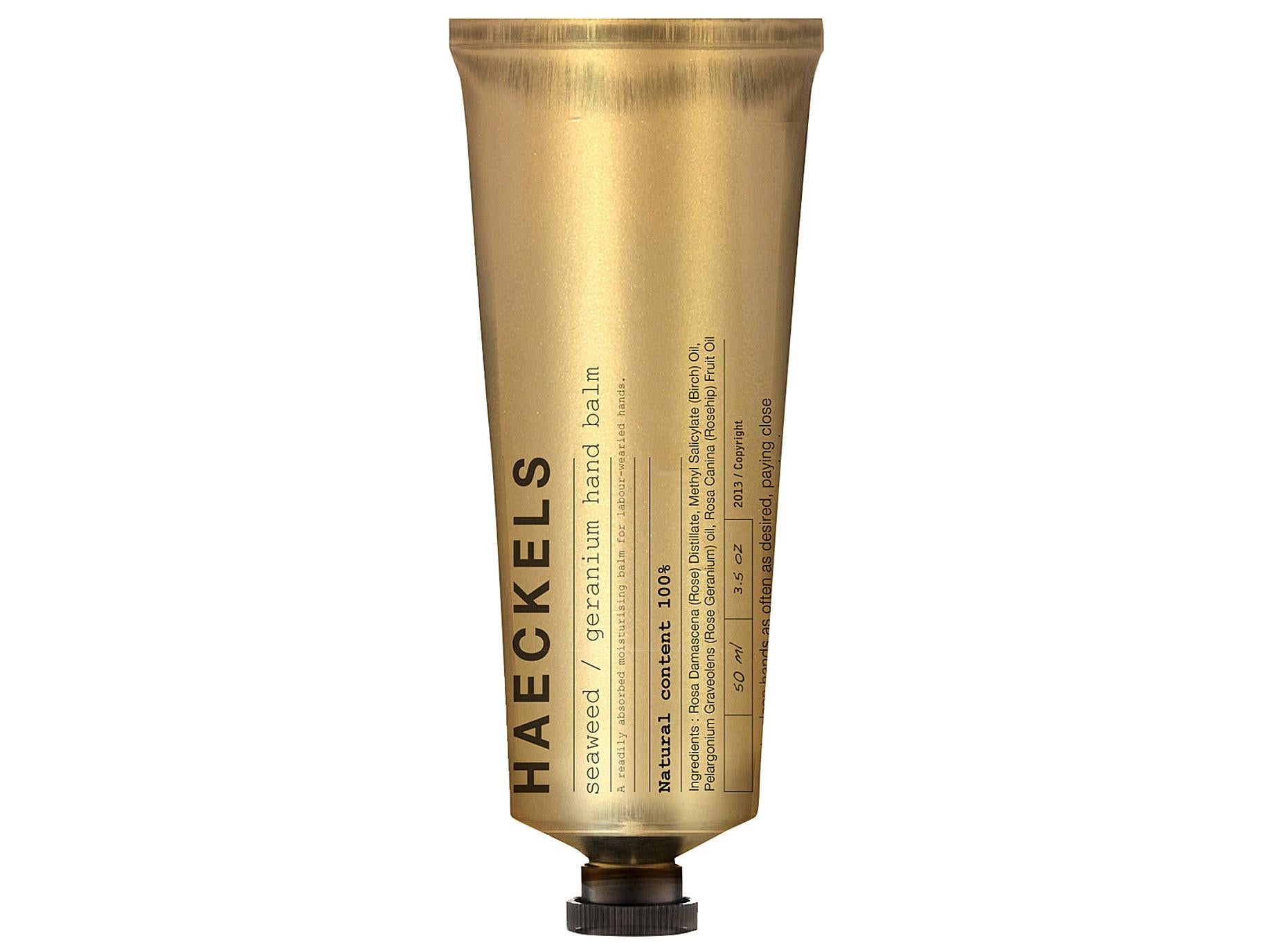 Seaweed &amp; Geranium Hand Balm, £18, Haeckels