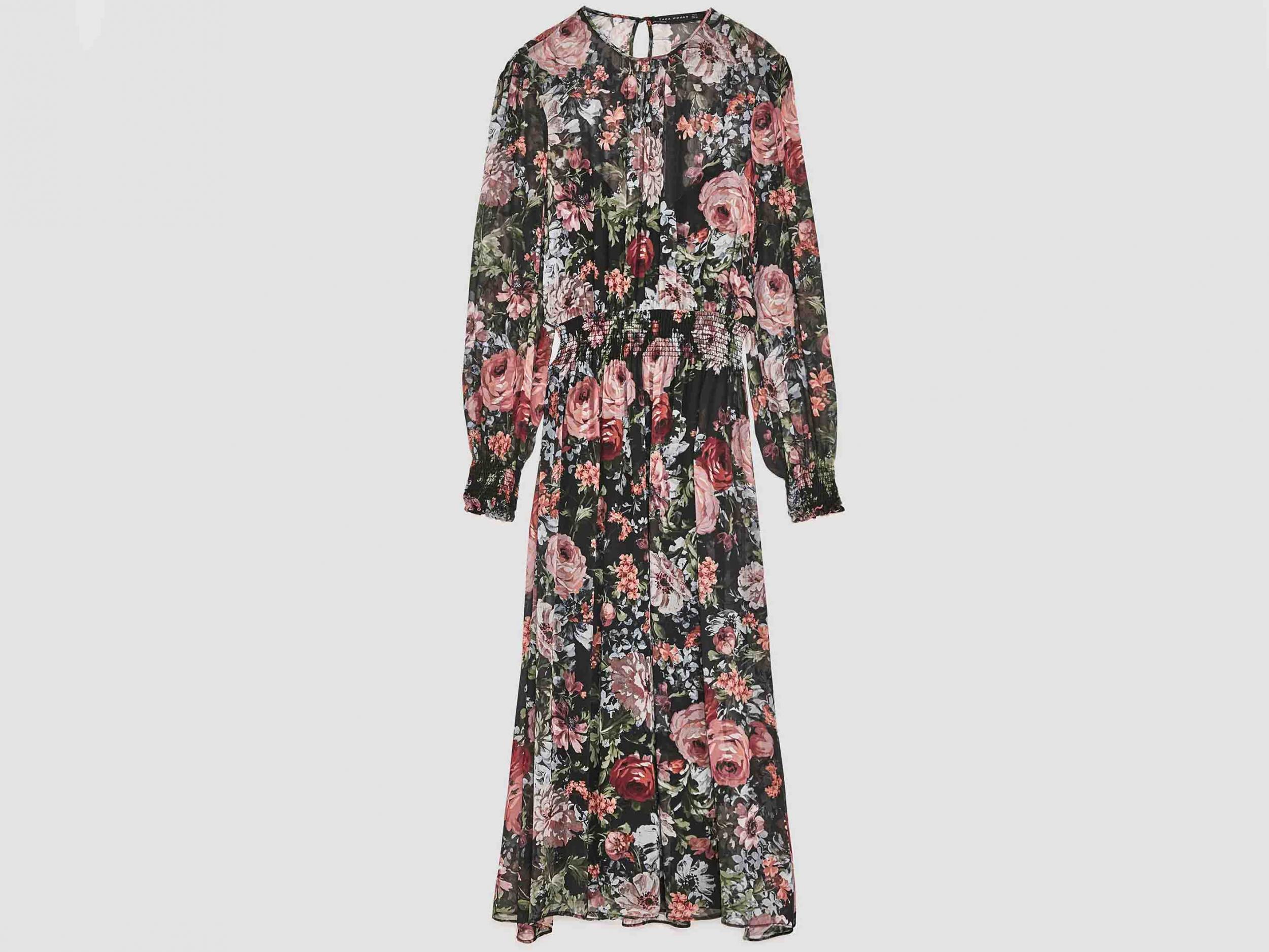 Printed Midi Dress, £69.99, Zara