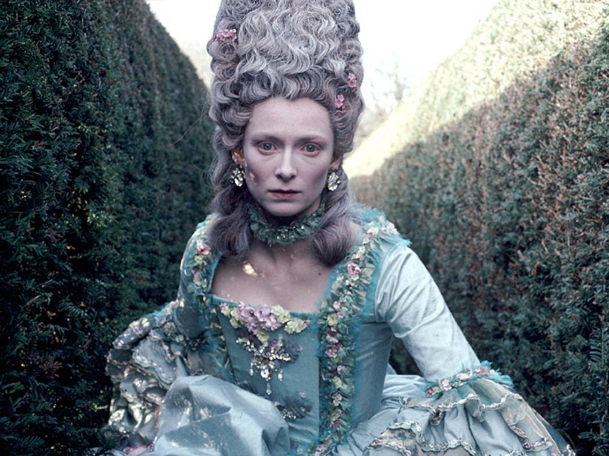 Tilda Swinton in Potter’s film ‘Orlando’ based on Virginia Woolf’s novel of the same name