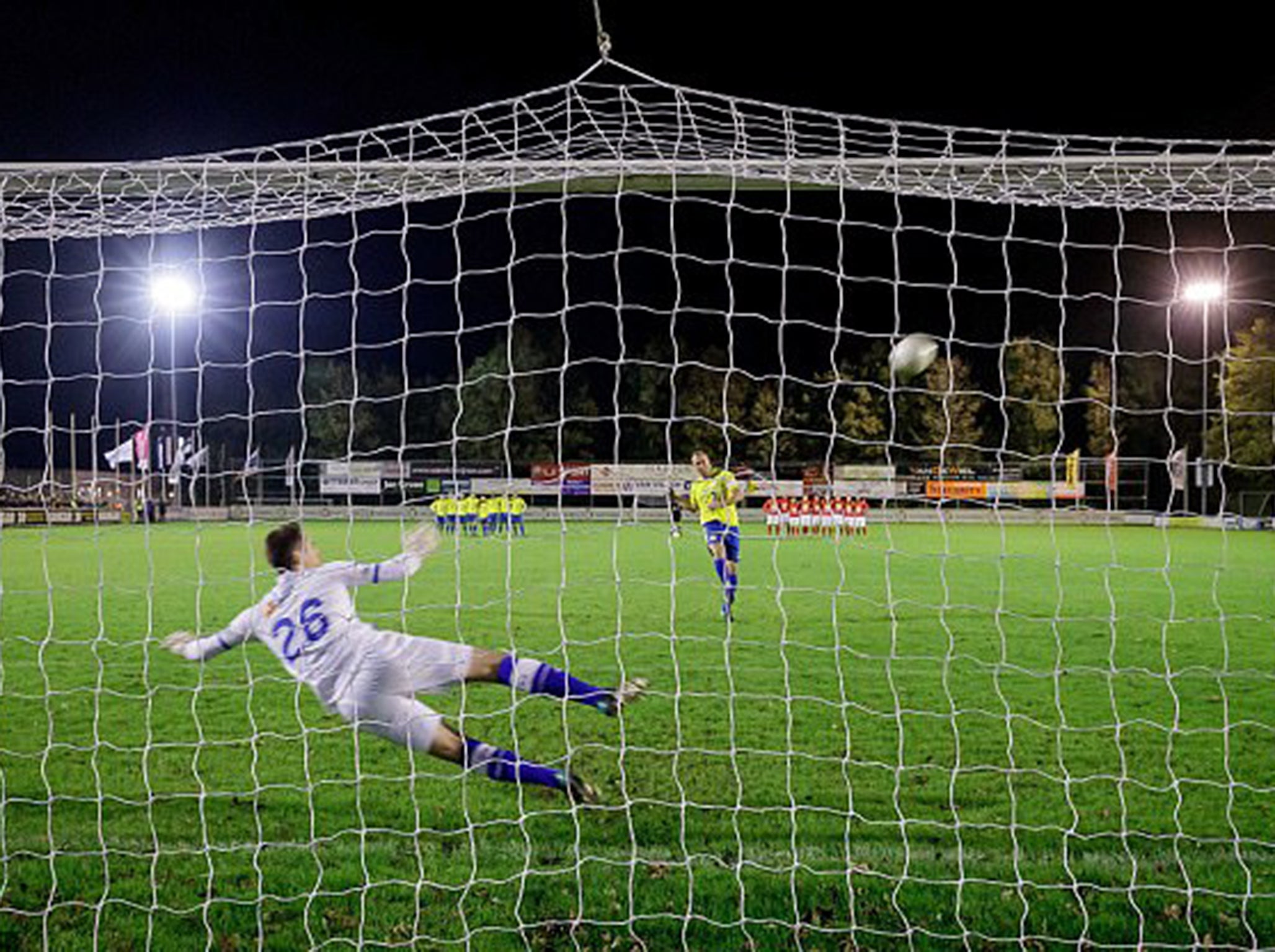 FC Lisse lost the secondary shootout