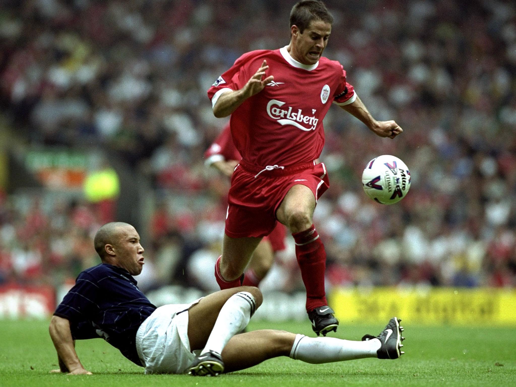 &#13;
Silvestre made his United debut at Anfield in a thriller &#13;