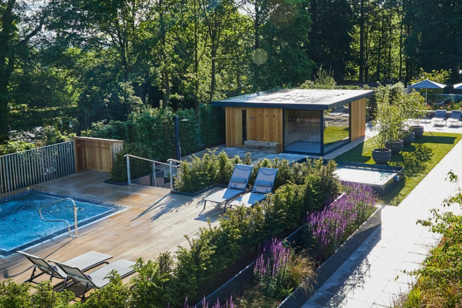 Rudding Park has opened a spa roof garden