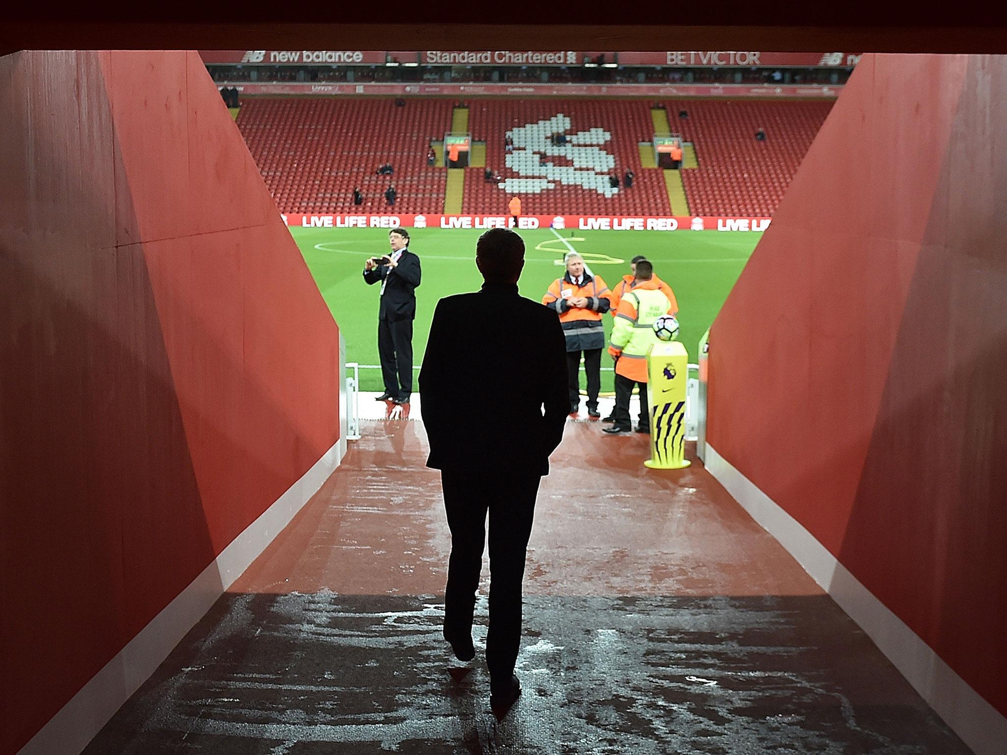 Jose Mourinho says he and his team aren't intimidated by the Anfield atmosphere