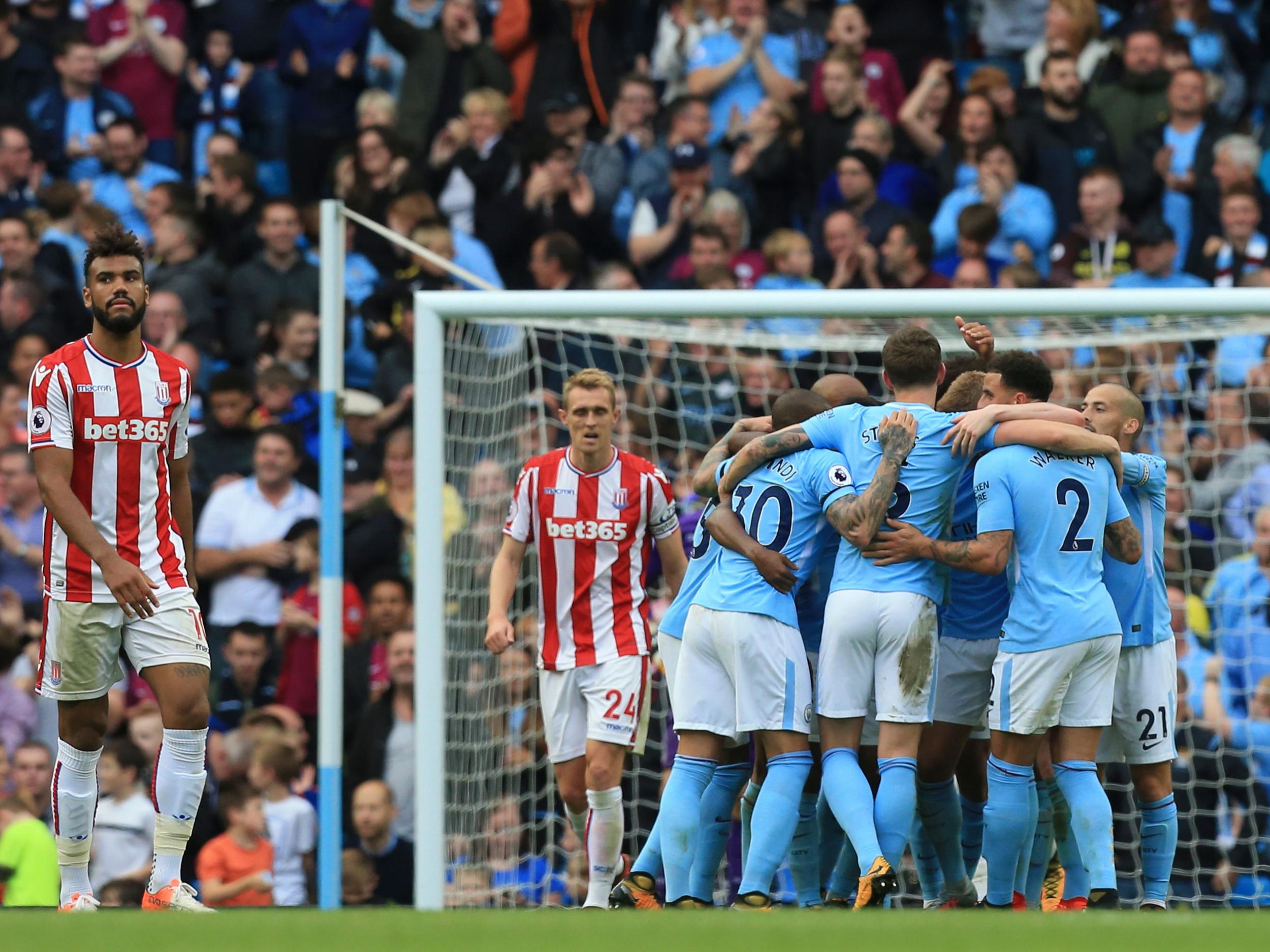 Manchester City have 17 goals in their last three home games