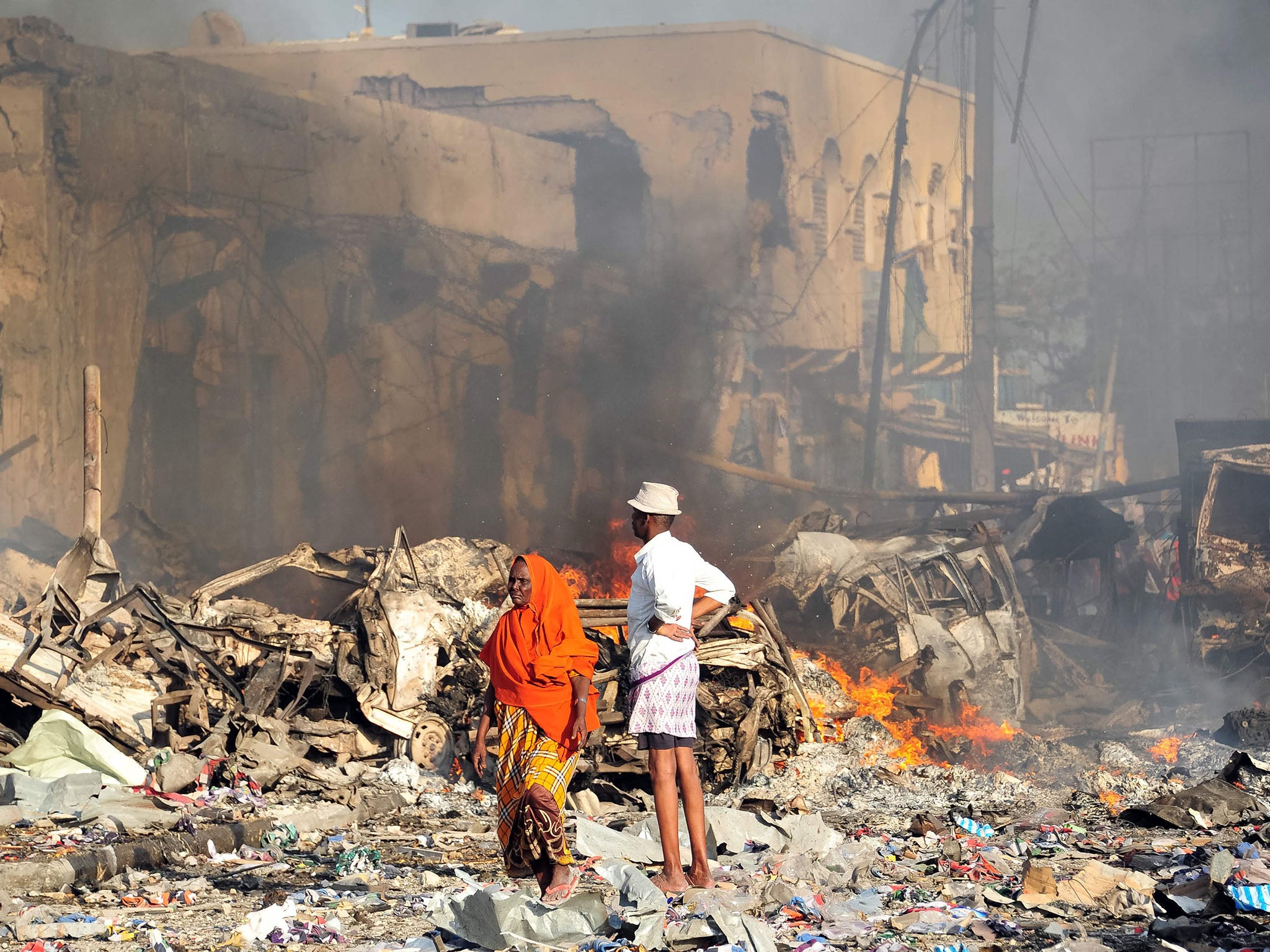 Mogadishu after the terror attack two weeks ago