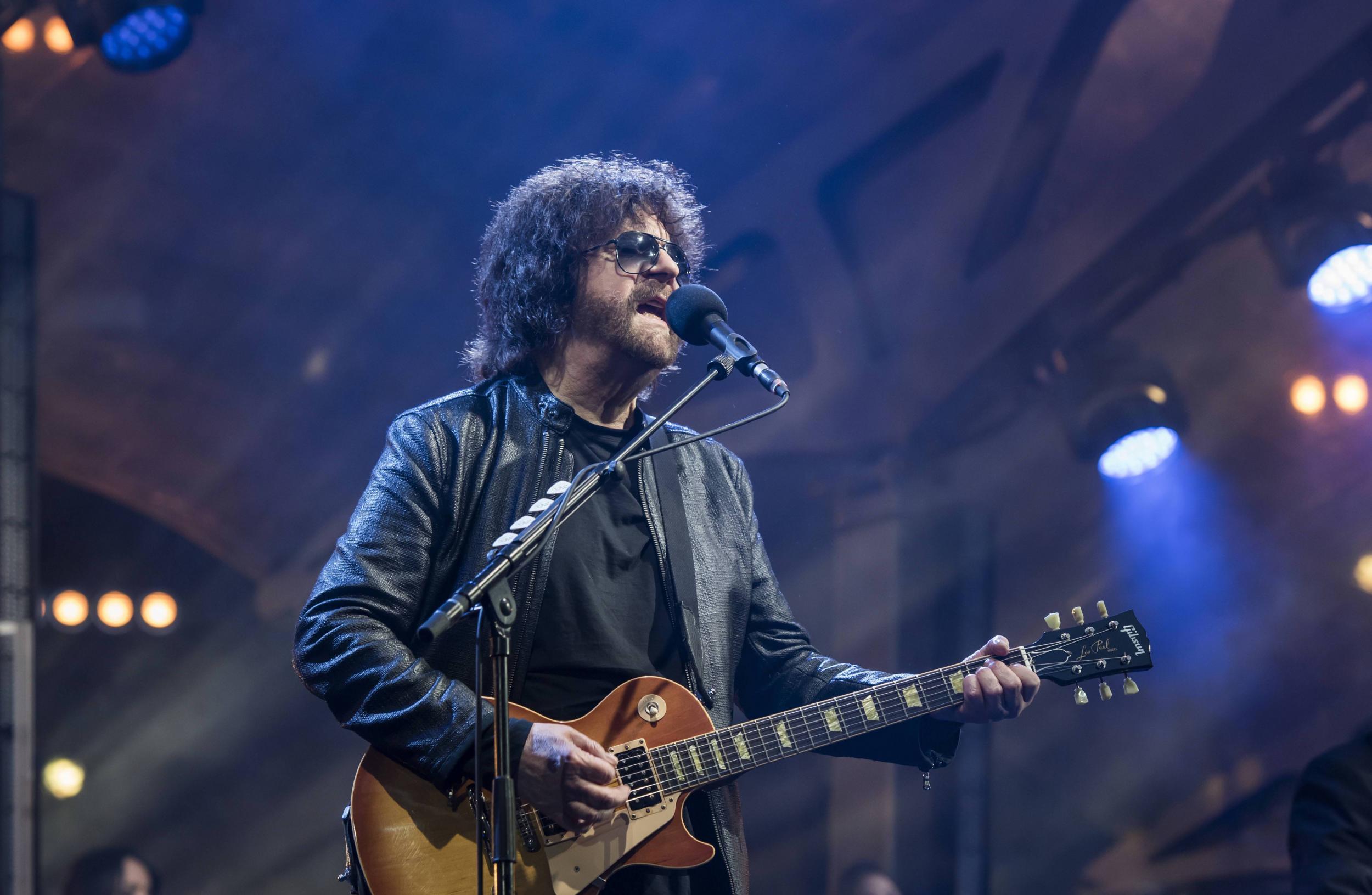 Jeff Lynne performs at Wembley Stadium