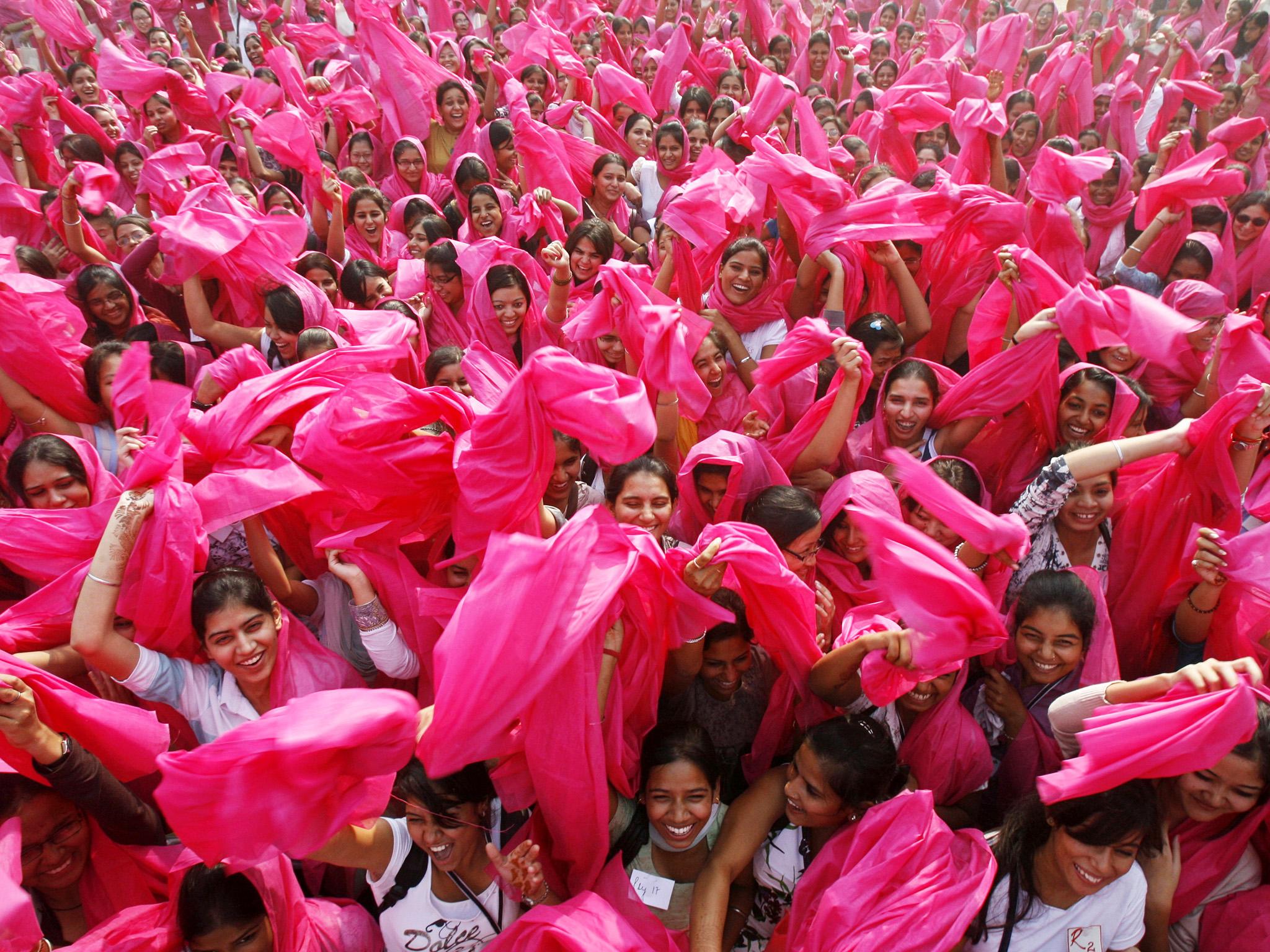 Pink parade: an awareness rally for breast cancer in the city of Chandigarh in 2011