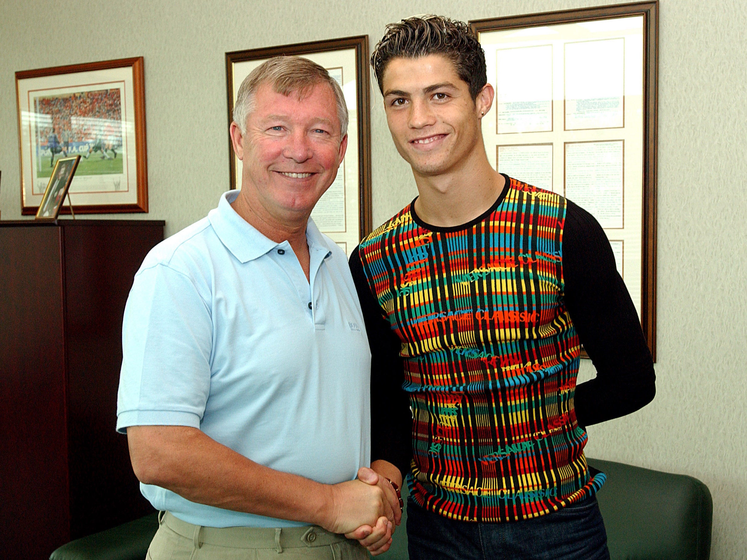 Ronaldo eventually joined Manchester United for £12.75m