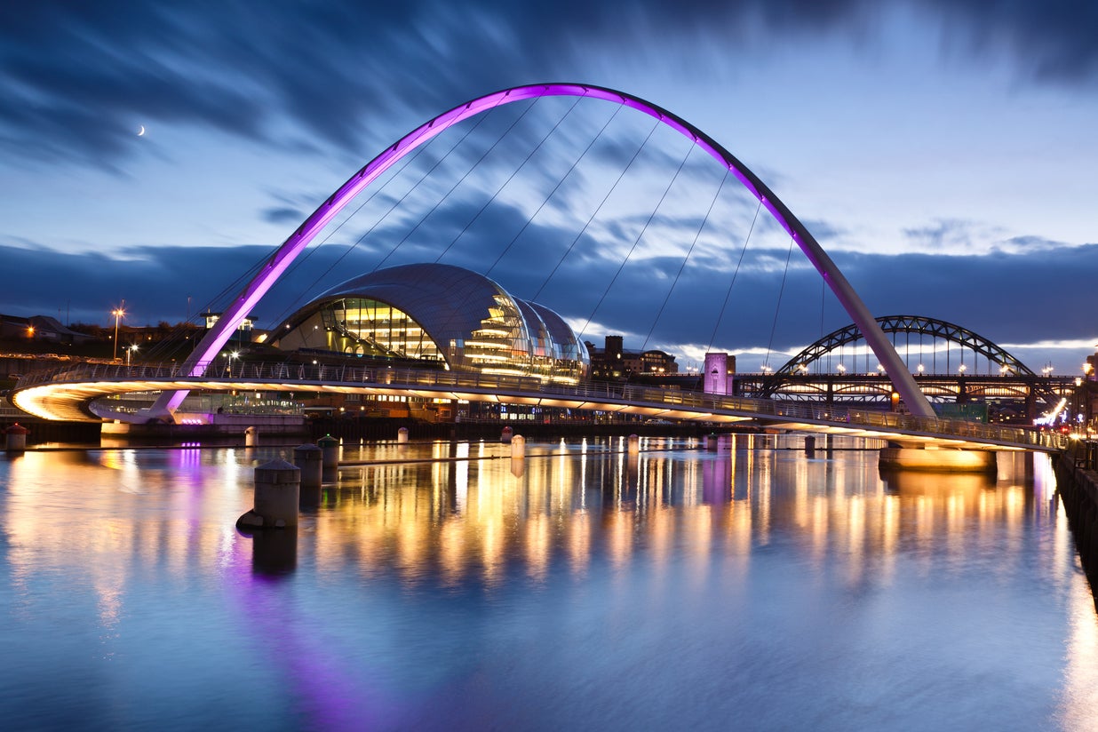 Newcastle's Millennium Bridge