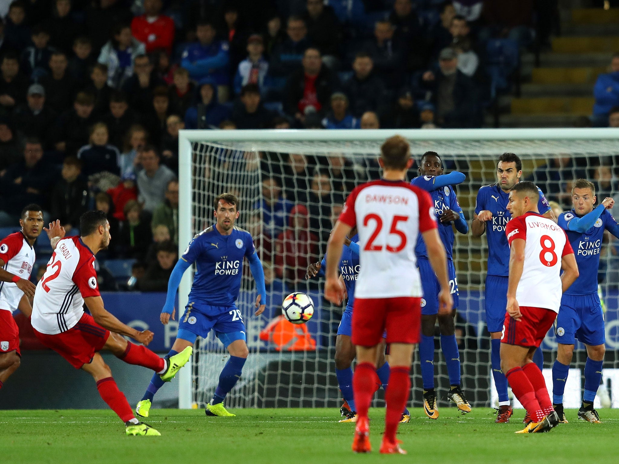 Nacer Chadli's excellent strike put the visitors ahead