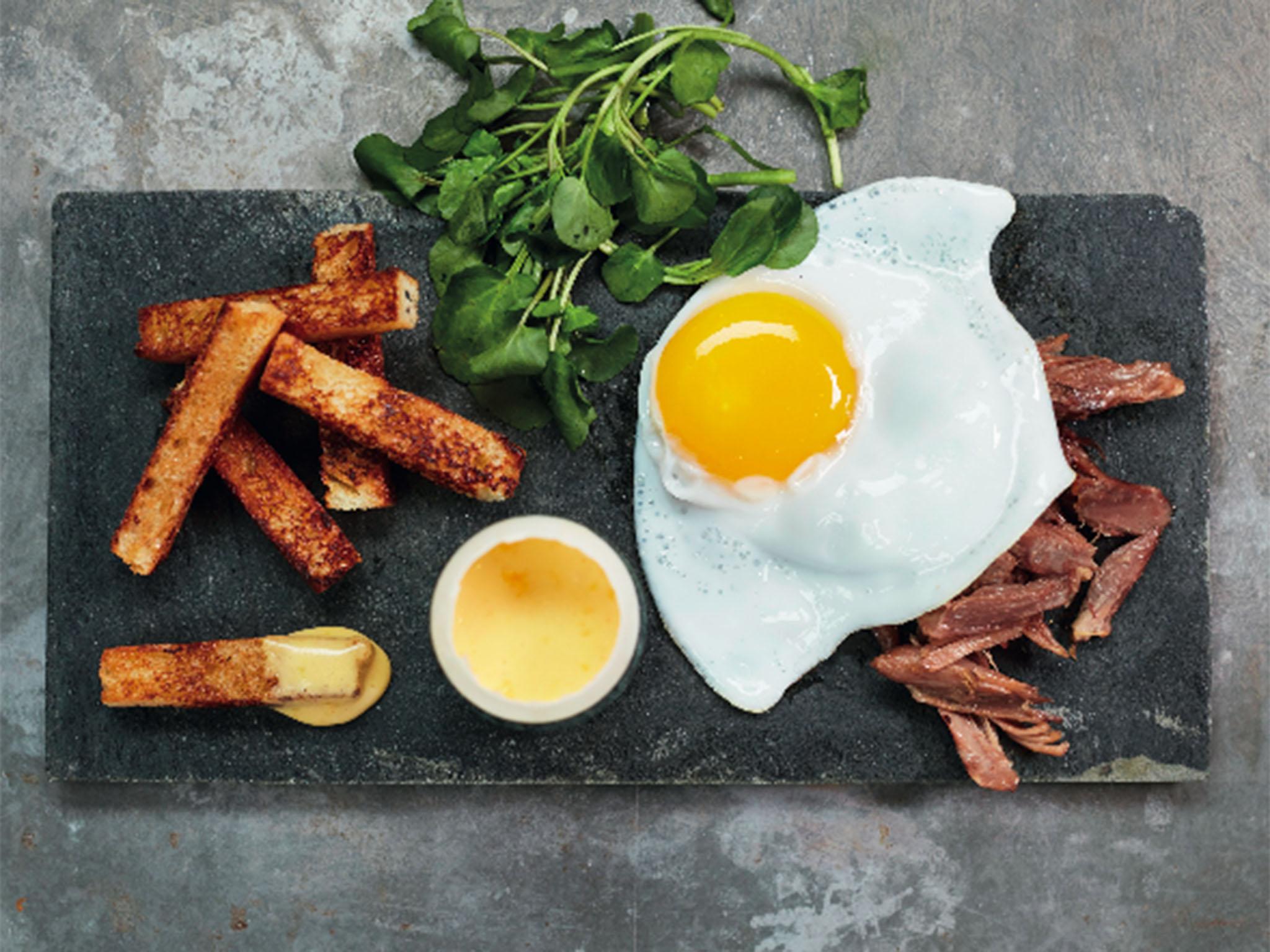 Indulgent: a thoroughly grown-up egg and soldiers