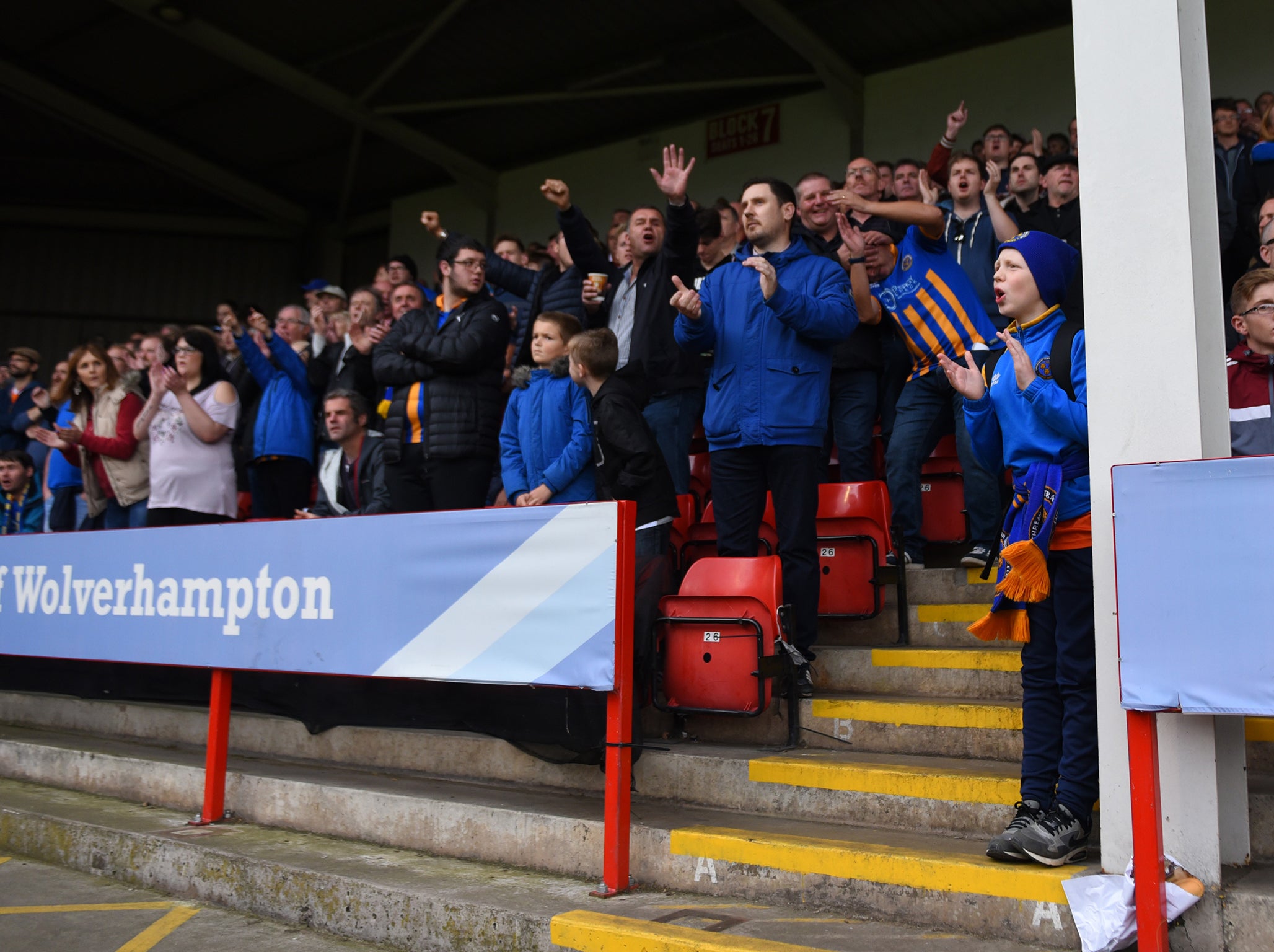 Shrewsbury plan to introduce safe standing this season