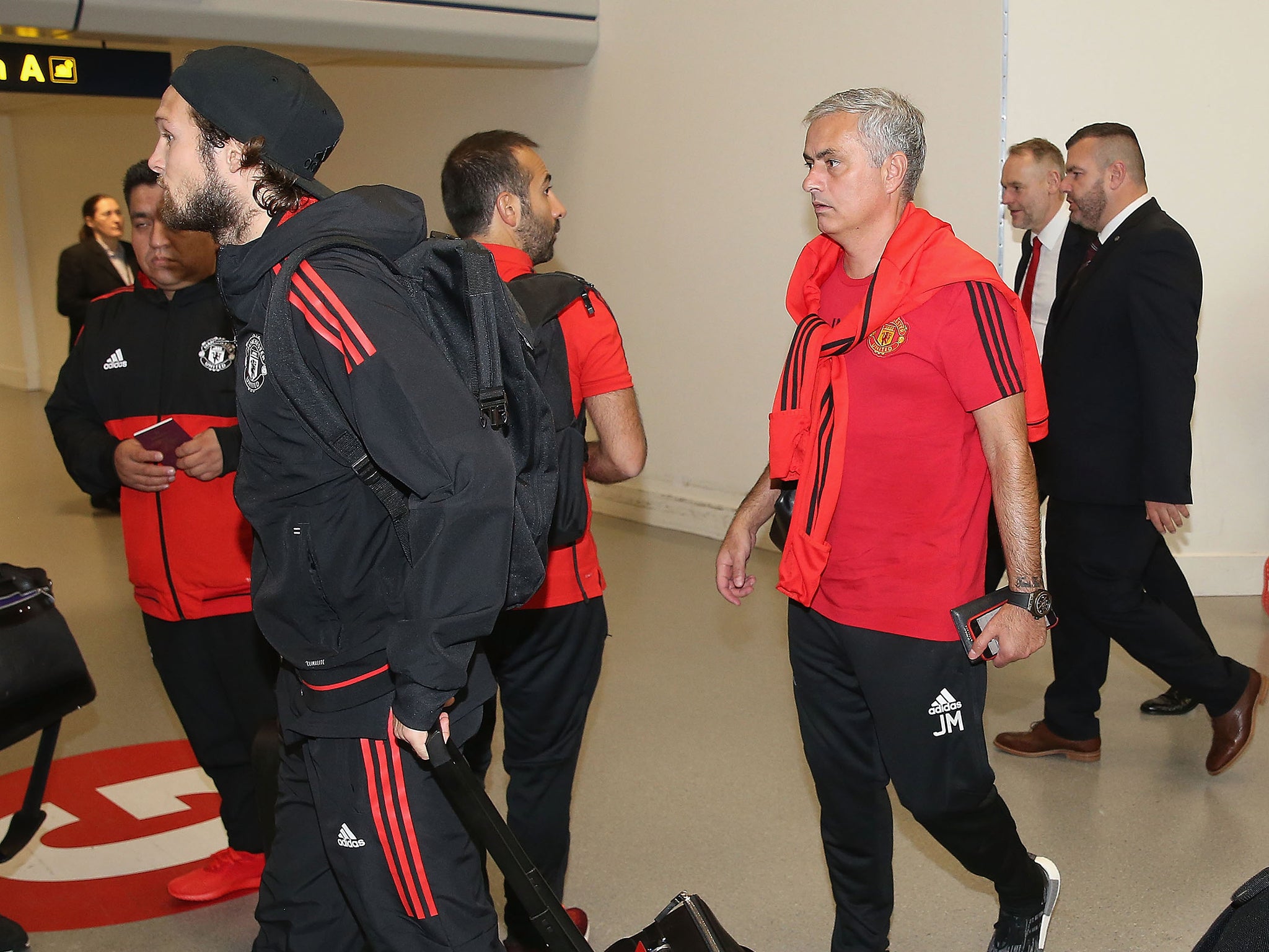 United are in Portugal ahead of their Champions League clash with Benfica