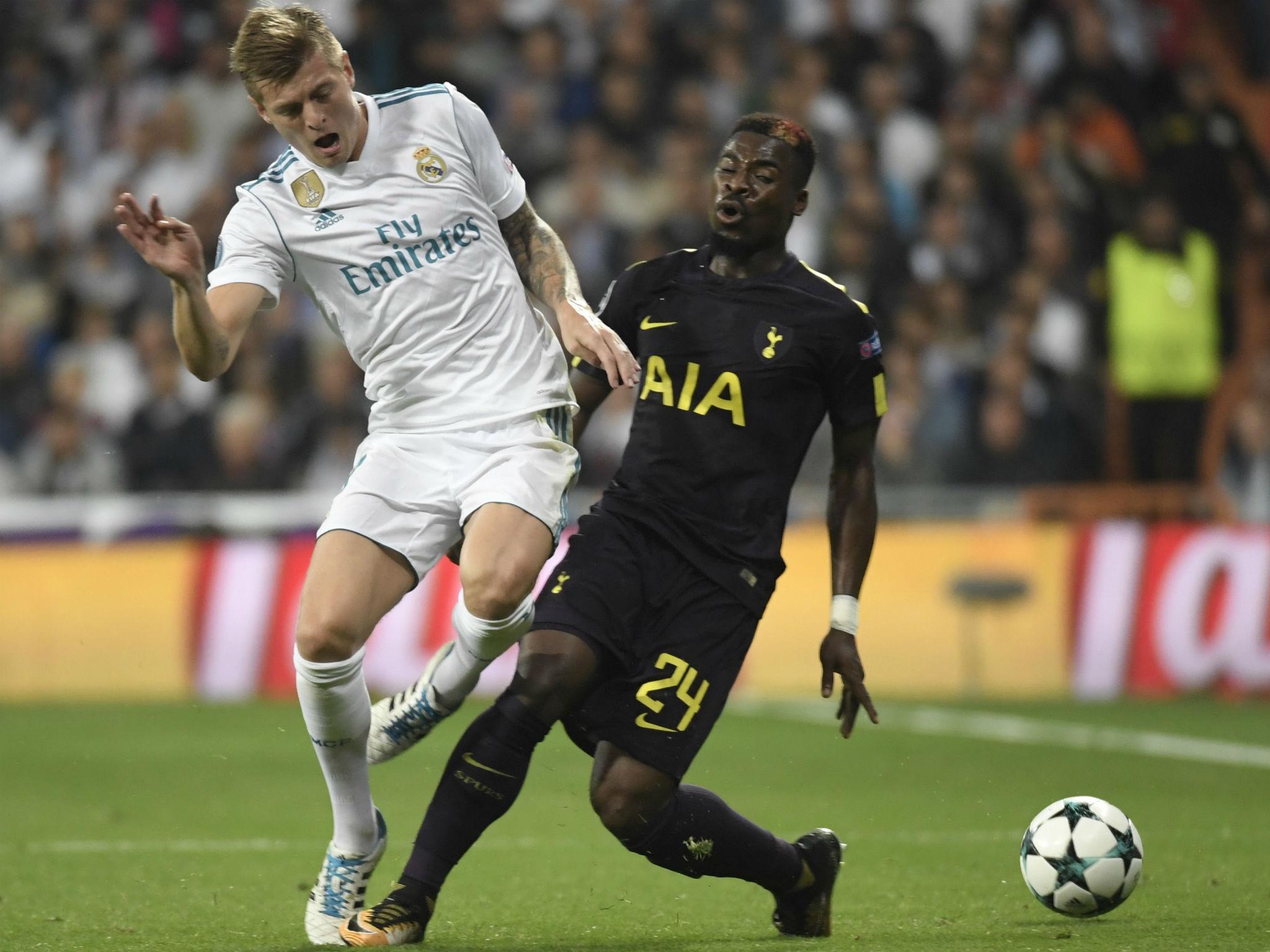 Serge Aurier showed his best - and his worsts - at the Bernabeu (Getty Images)