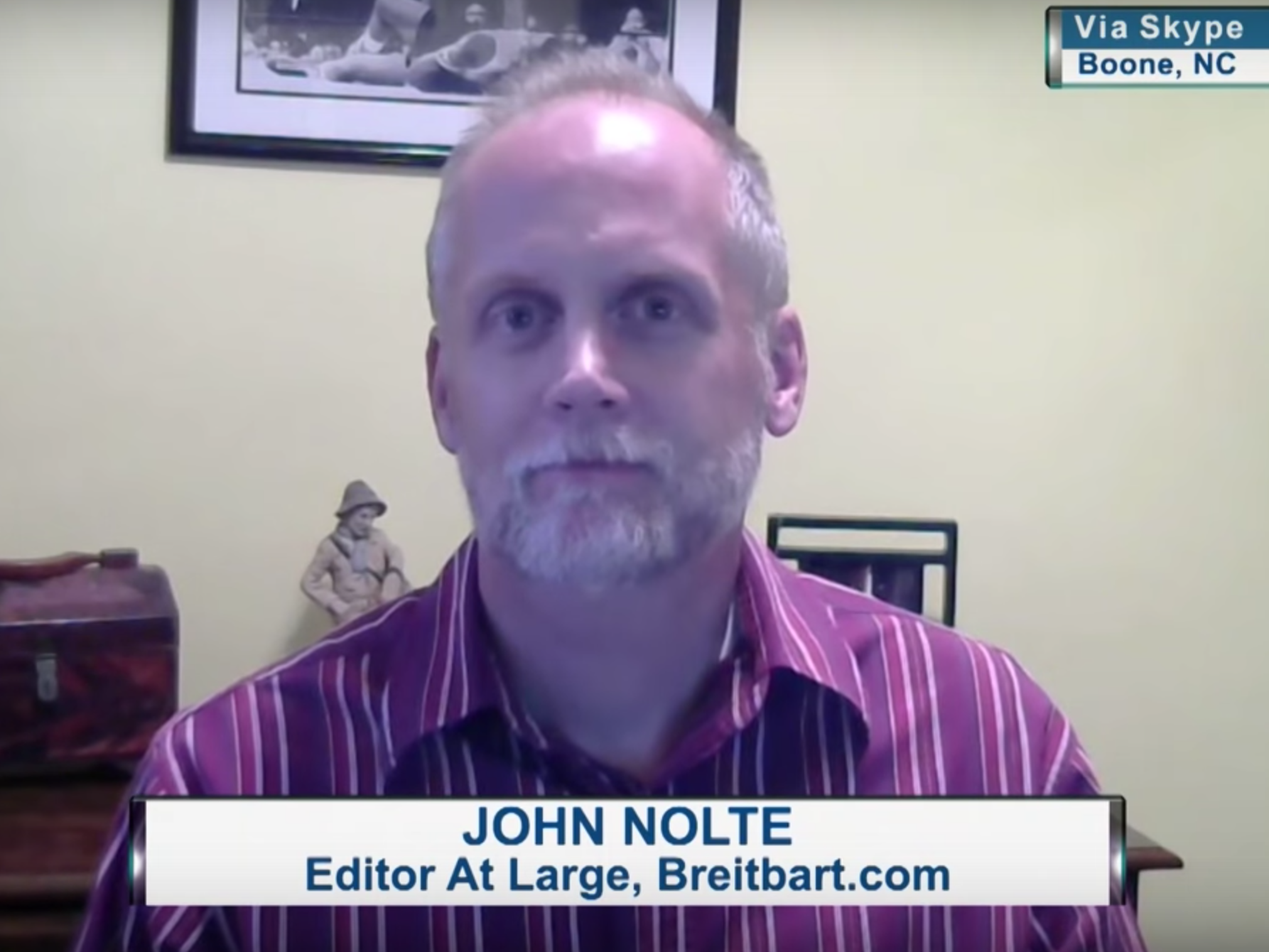 Breitbart columnist John Nolte is interviewed by Newsmax TV