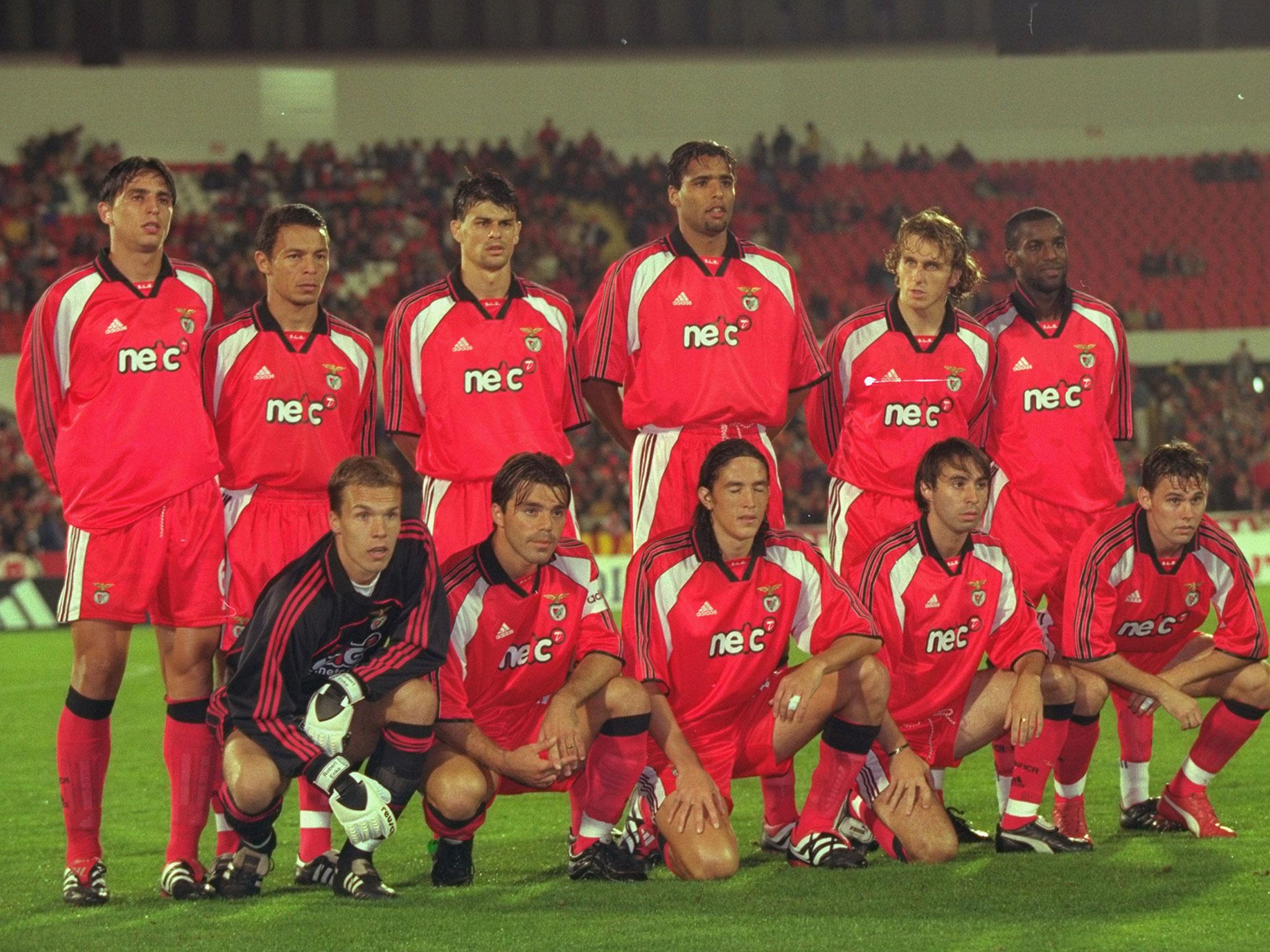 Mourinho took charge of Benfica in September 2000