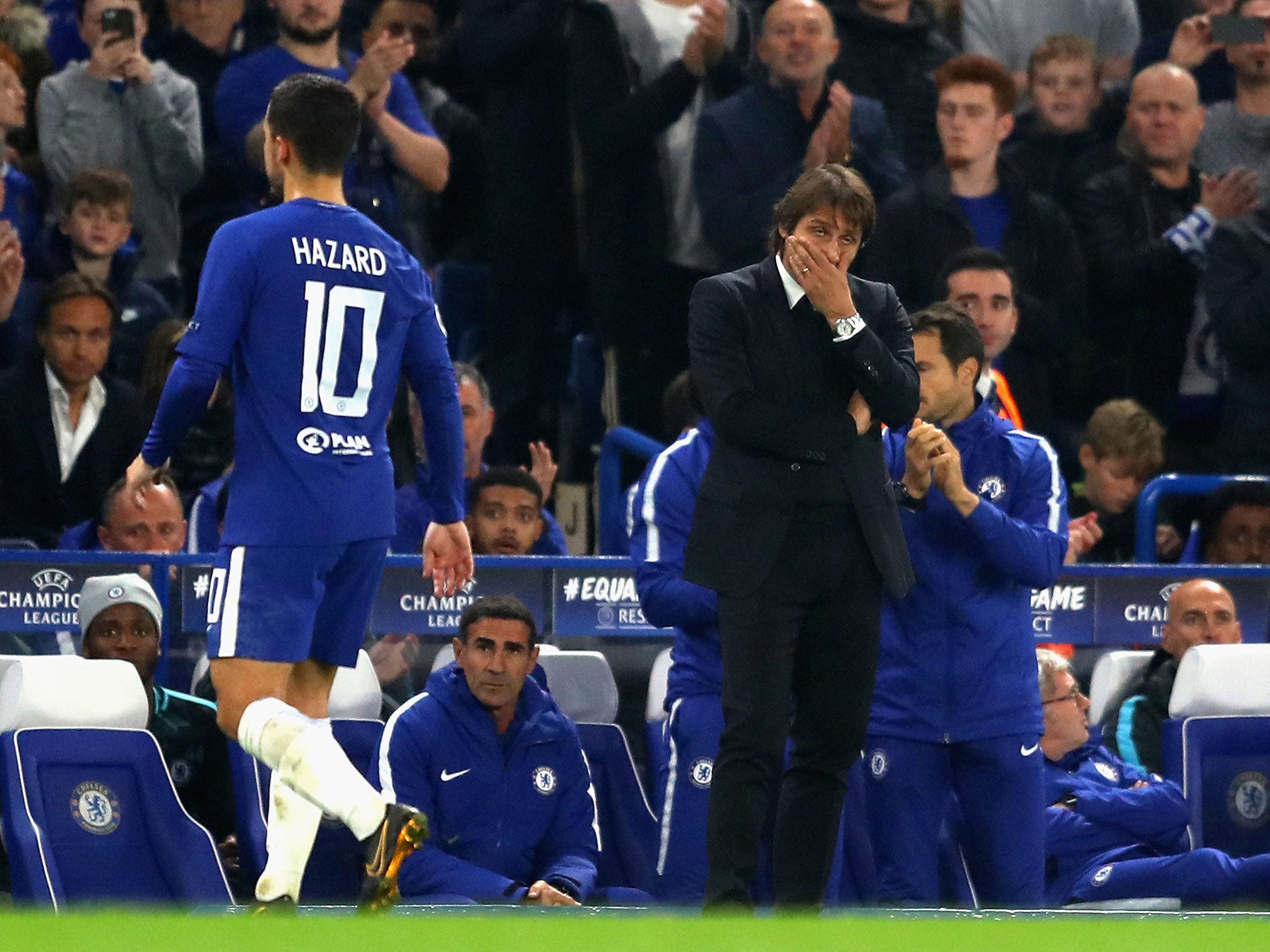 Antonio Conte's men let a two-goal lead slip