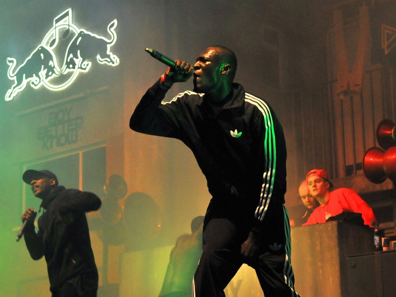 Grime artists like Stormzy, above, say they have been unfairly discriminated against