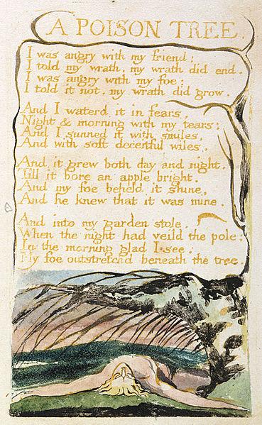 William Blake's "A Poison Tree"