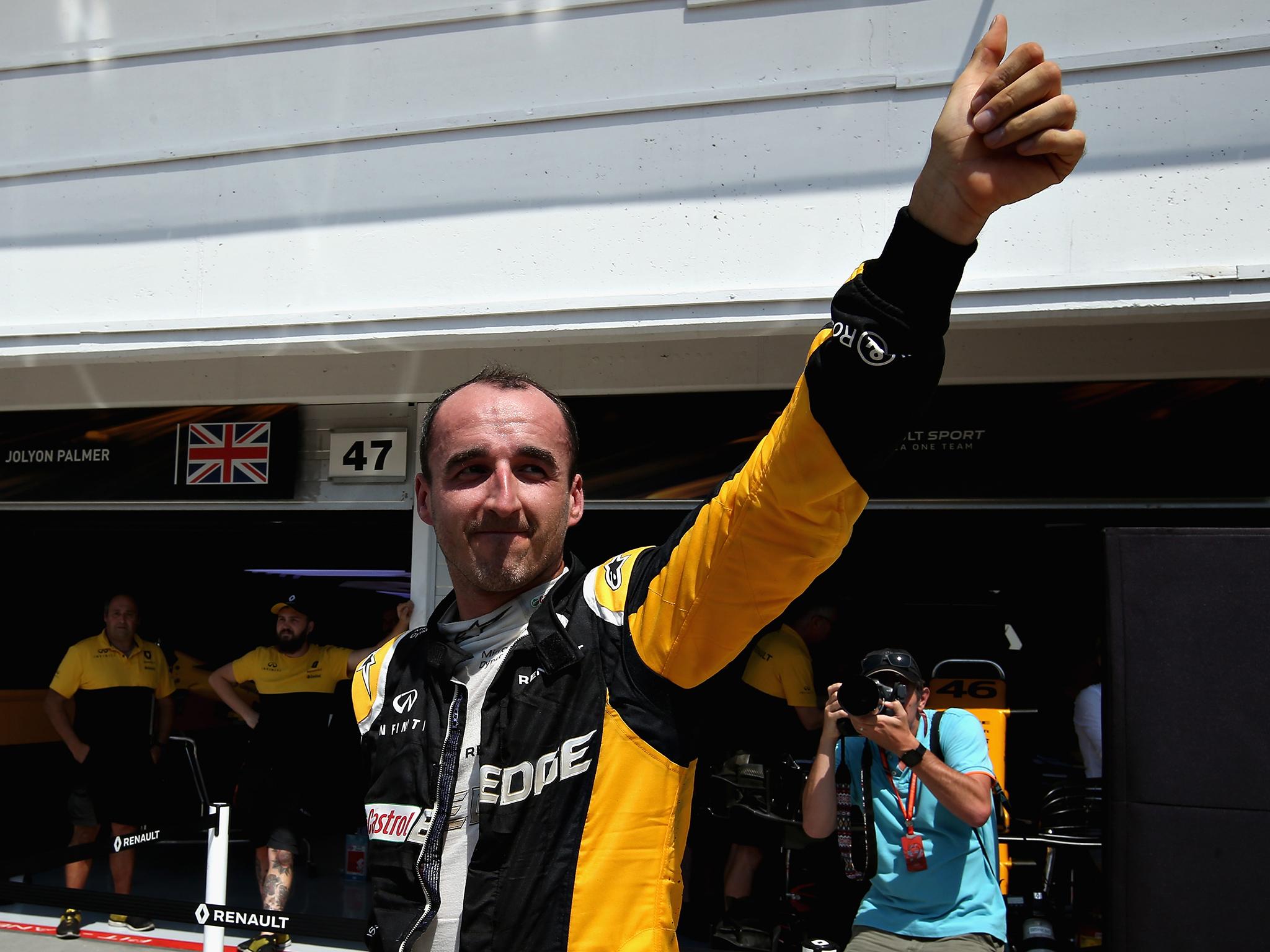 Comeback hero Robert Kubica is managed by Rosberg