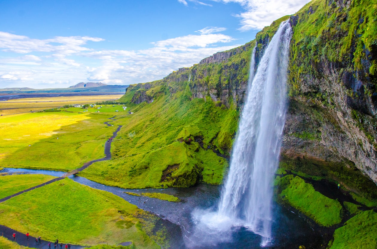 Southern Iceland is popular with hikers due to its natural beauty