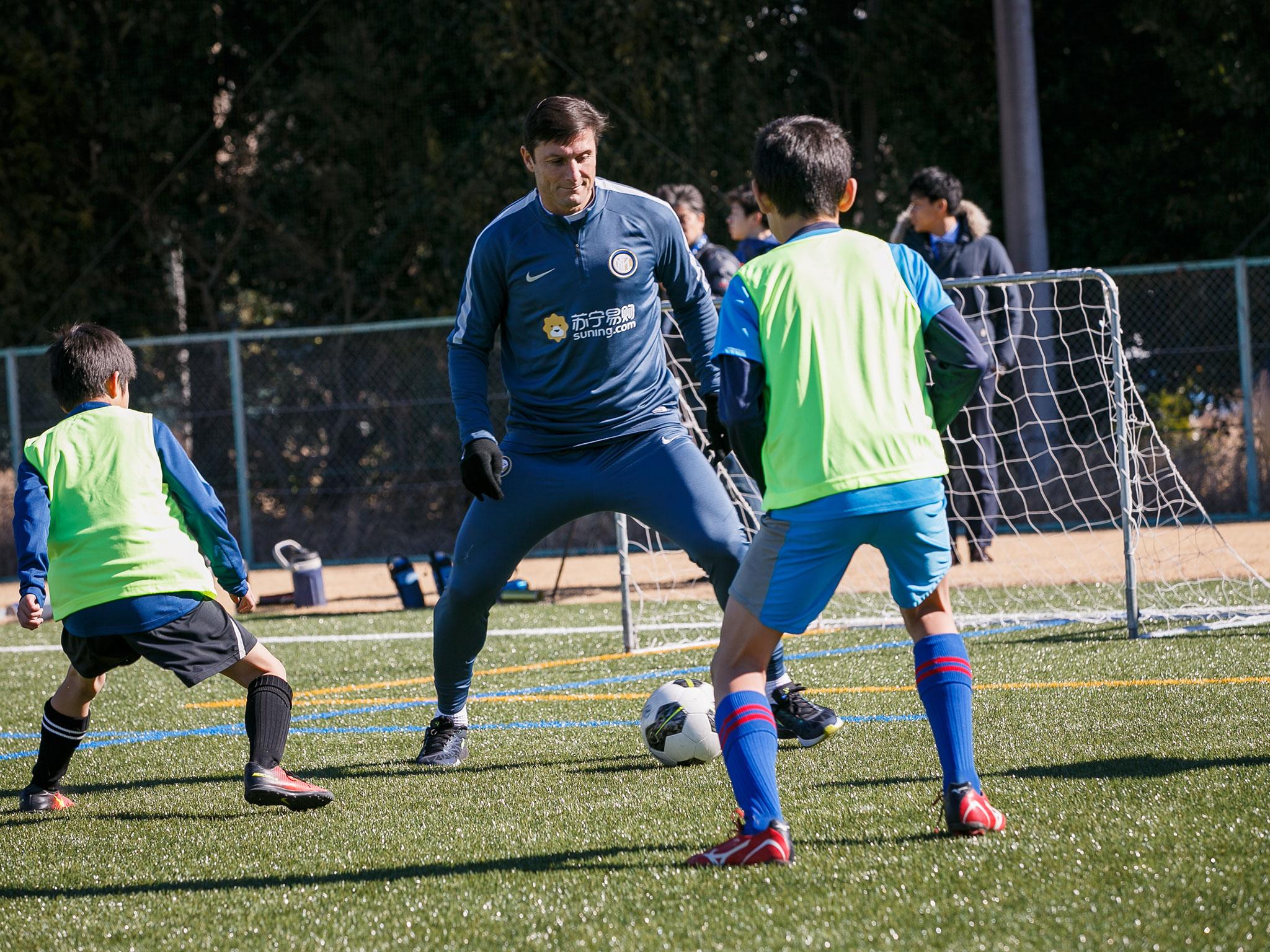 &#13;
Zanetti is as busy as ever promoting Inter across the globe &#13;