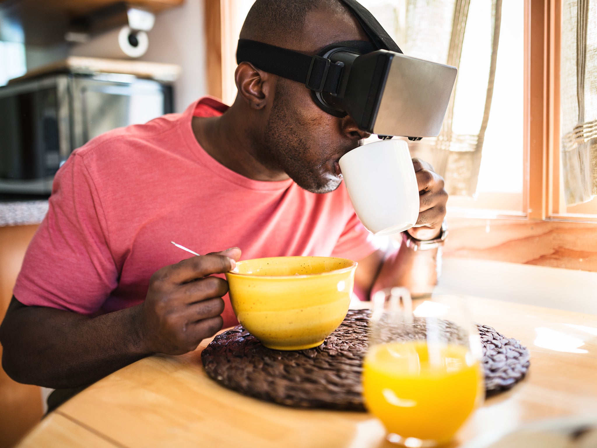 Strapped in for the ride: AI technology could one day be able to understand your cooking needs (Getty)