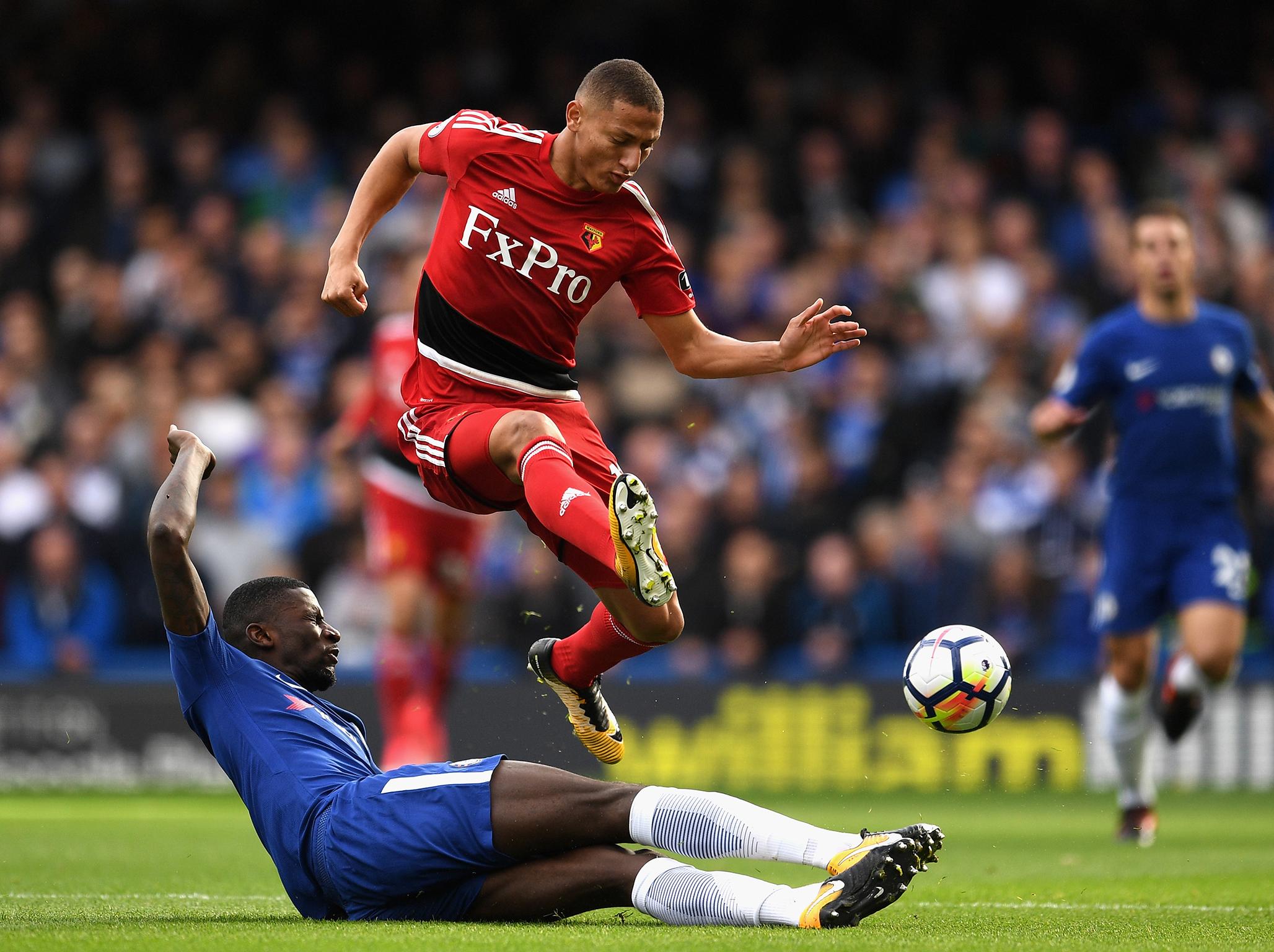 Lucky to avoid a red card for a cynical foul on Richarlison in the second half following his first-half booking.