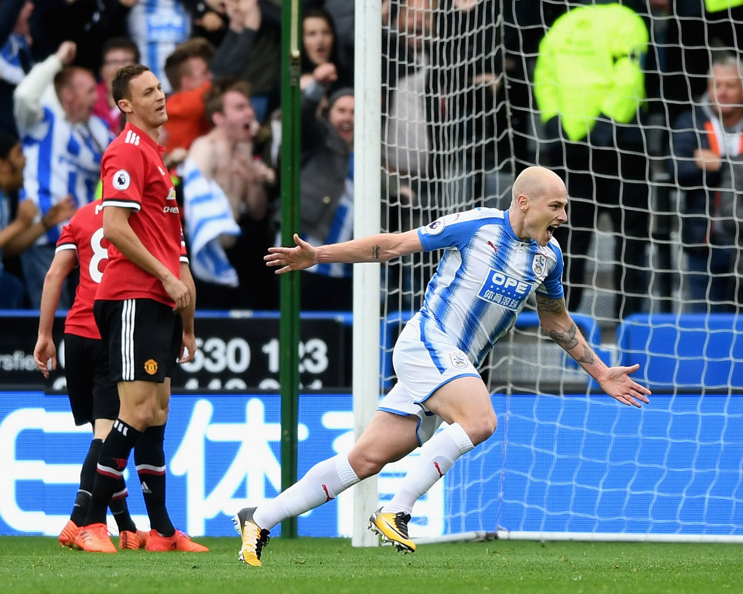 Aaron Mooy gave Huddersfield the lead