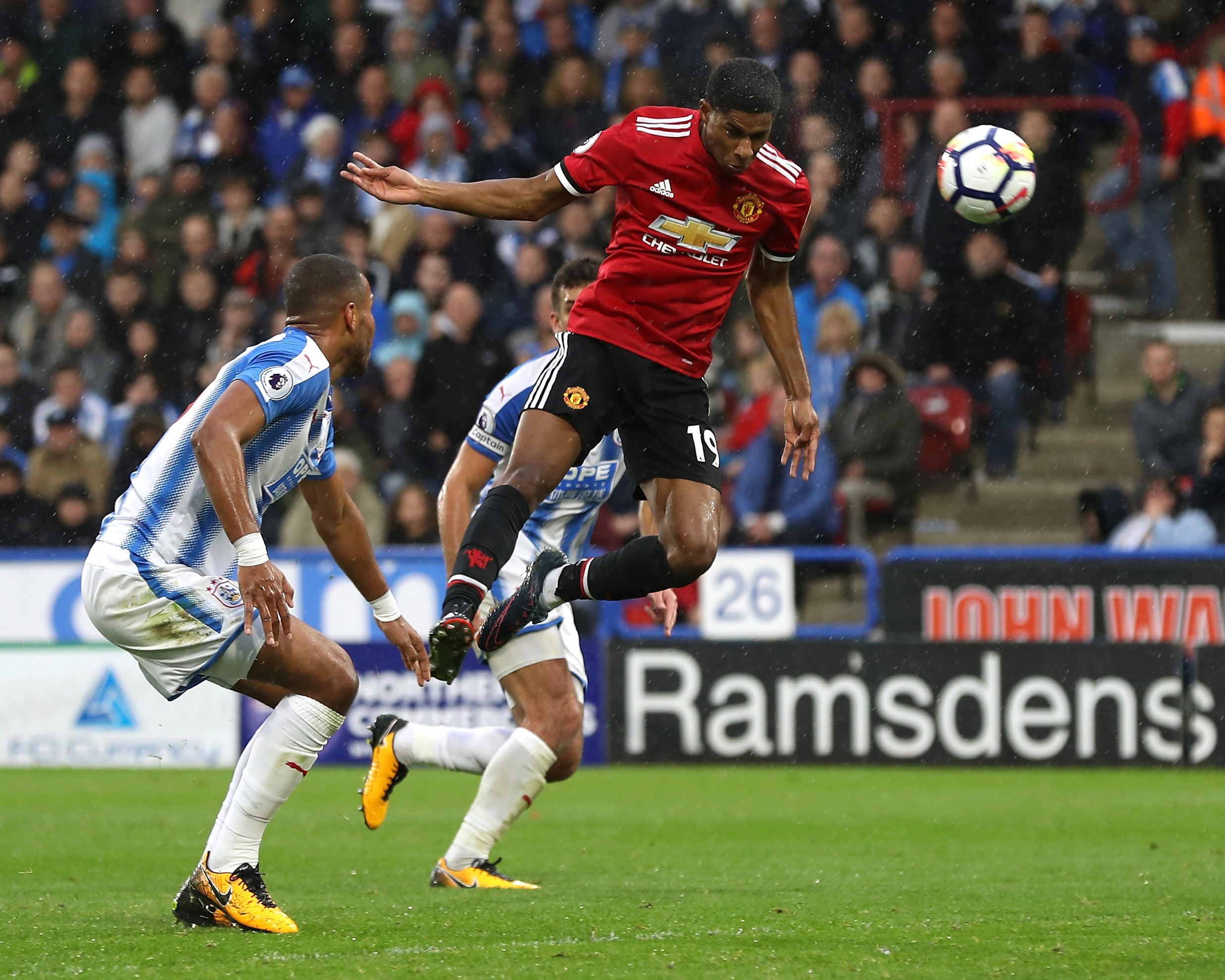 Rashford pulled a late goal back for United