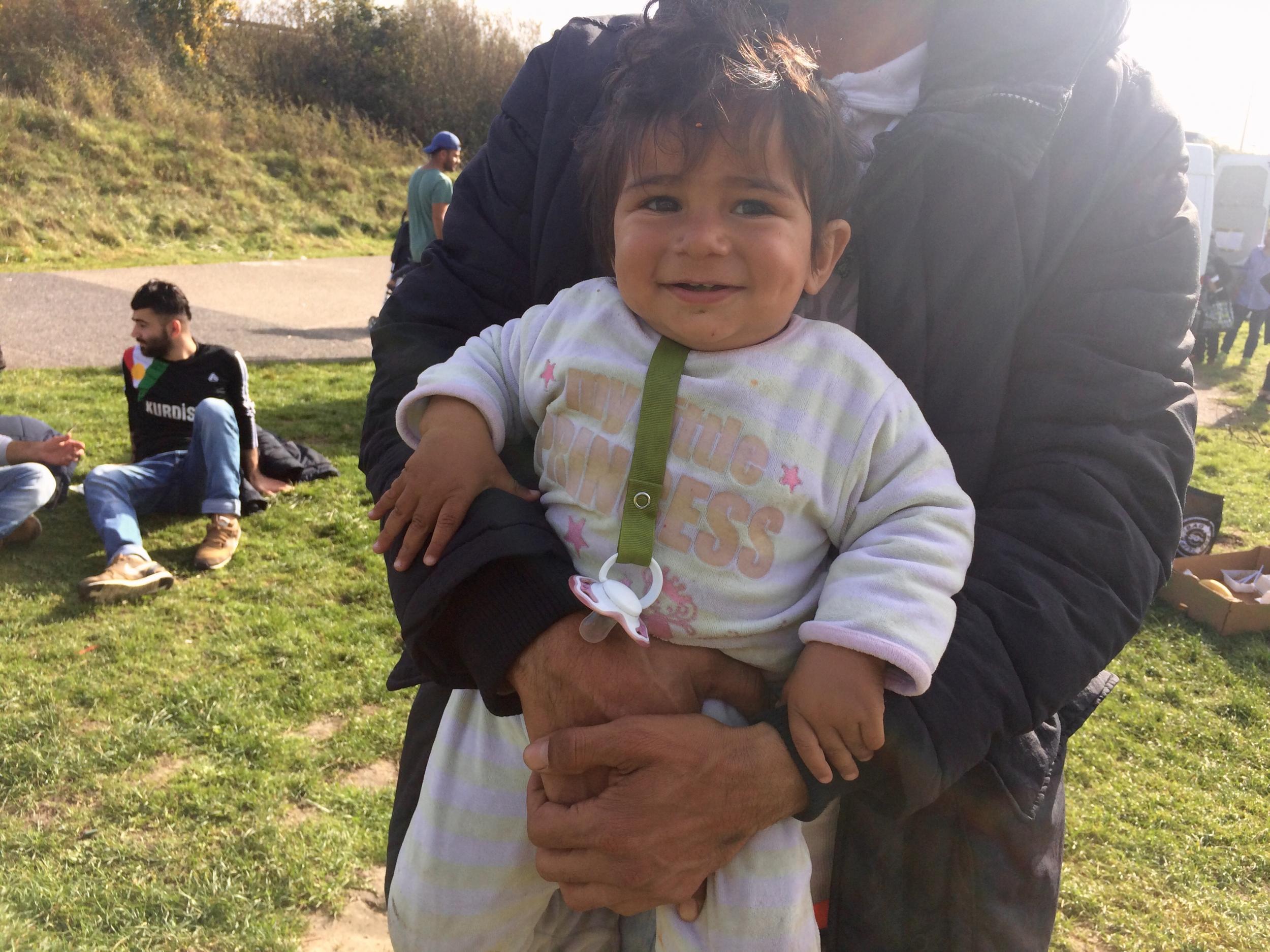 Ari and his 11-month-old son Mandella