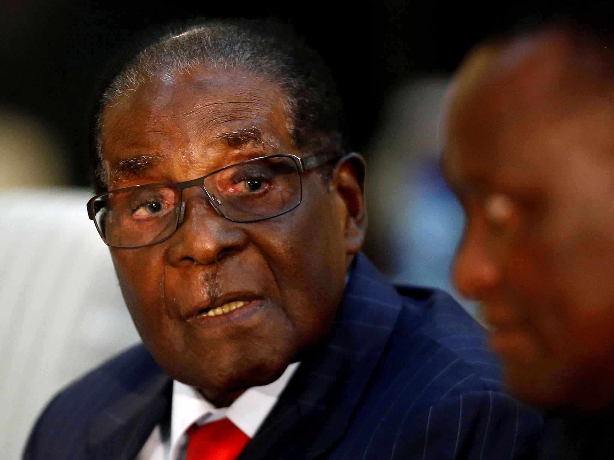 Zimbabwean President Robert Mugabe