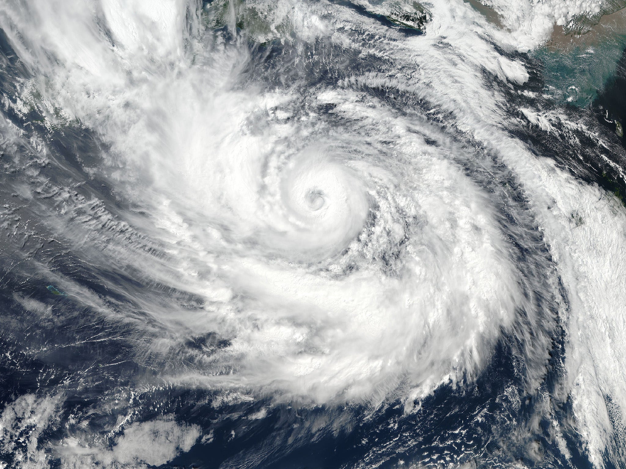 Typhoon Lan in the western Pacific