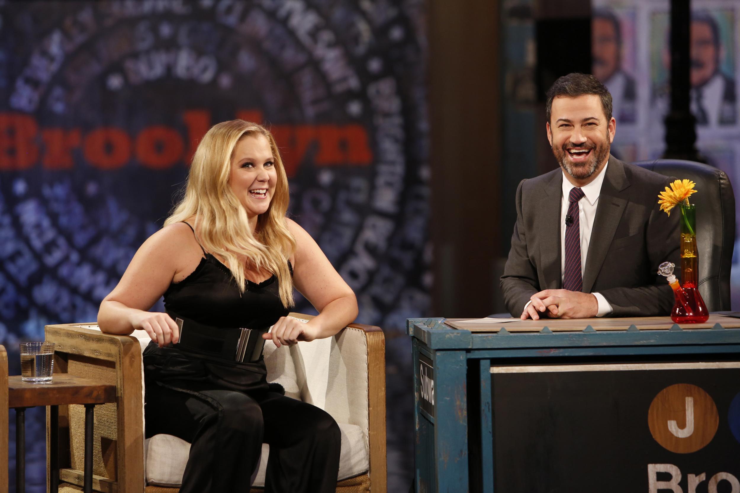 Kimmel interviews Amy Schumer on his show last week