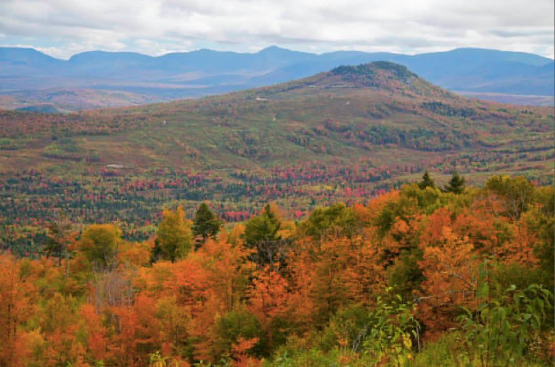 New Hampshire's fall colours, at Jericho Mountain State Park