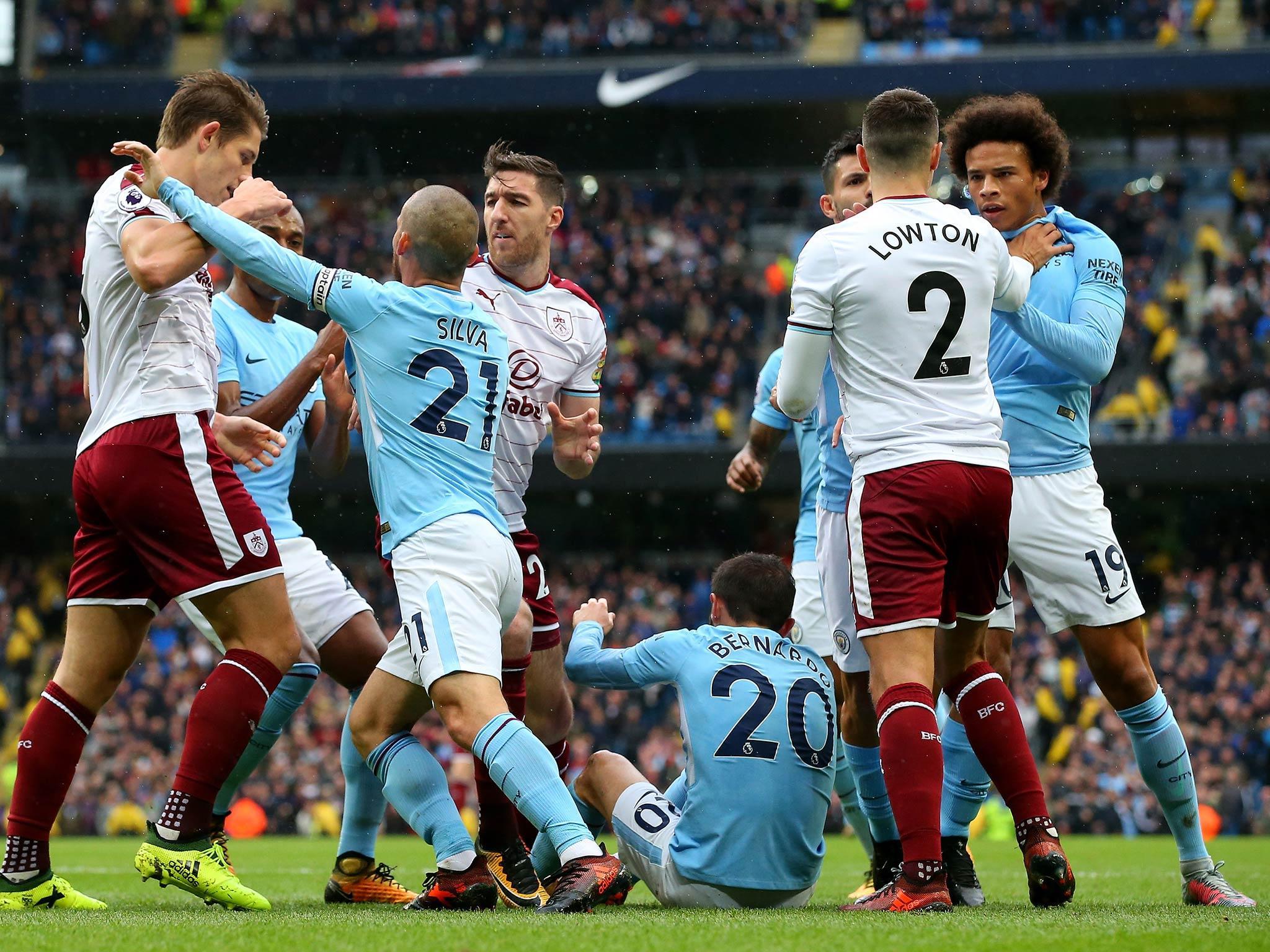 Bernardo Silva angered Burnley who felt he dived to win a penalty. Getty