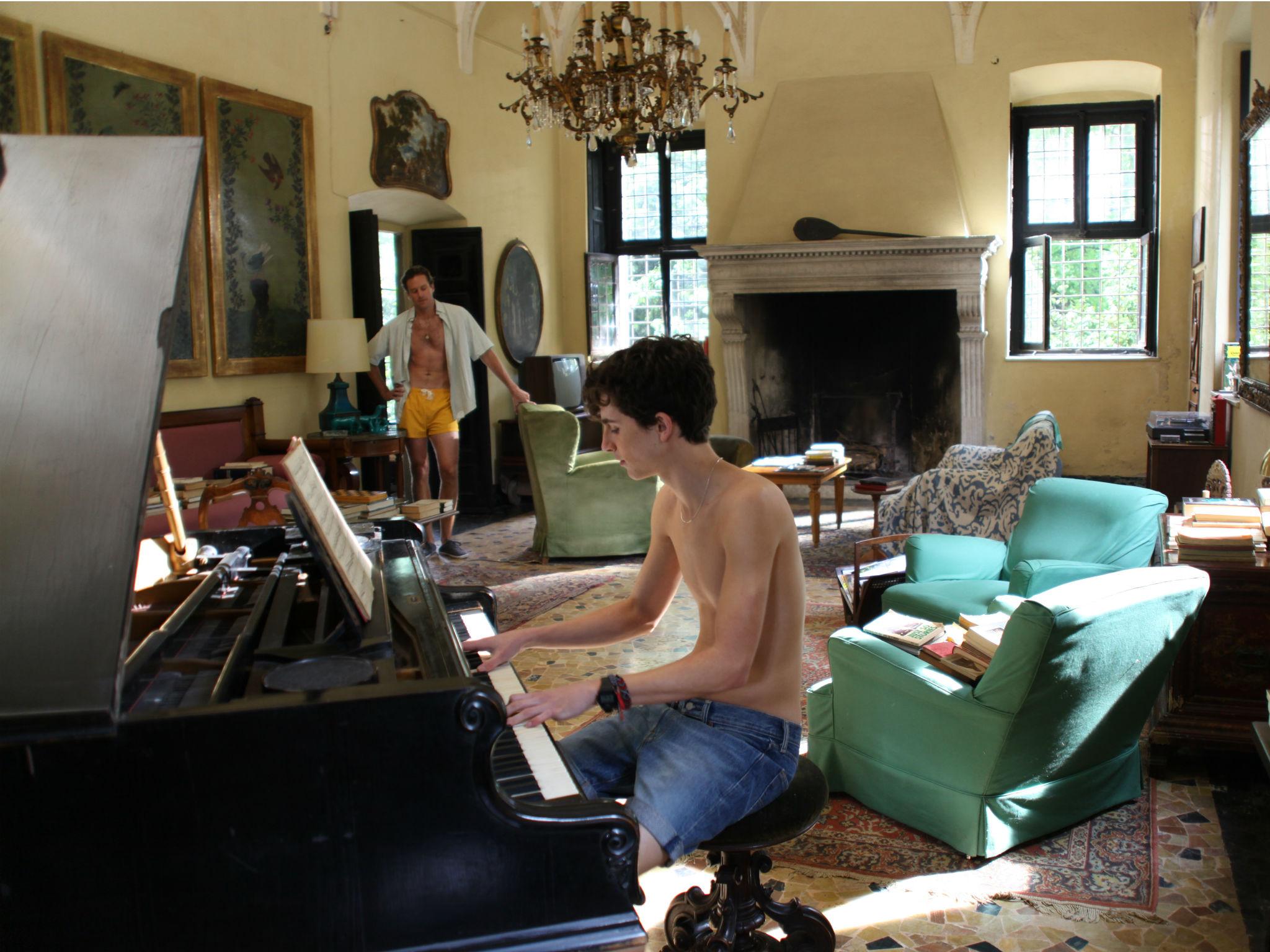 Chalamet as Elio and Hammer as Oliver fall in love over the summer in ‘Call Me By Your Name’