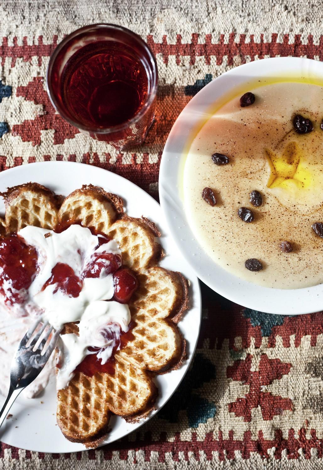 You'll find waffles on the menu across northern Norway